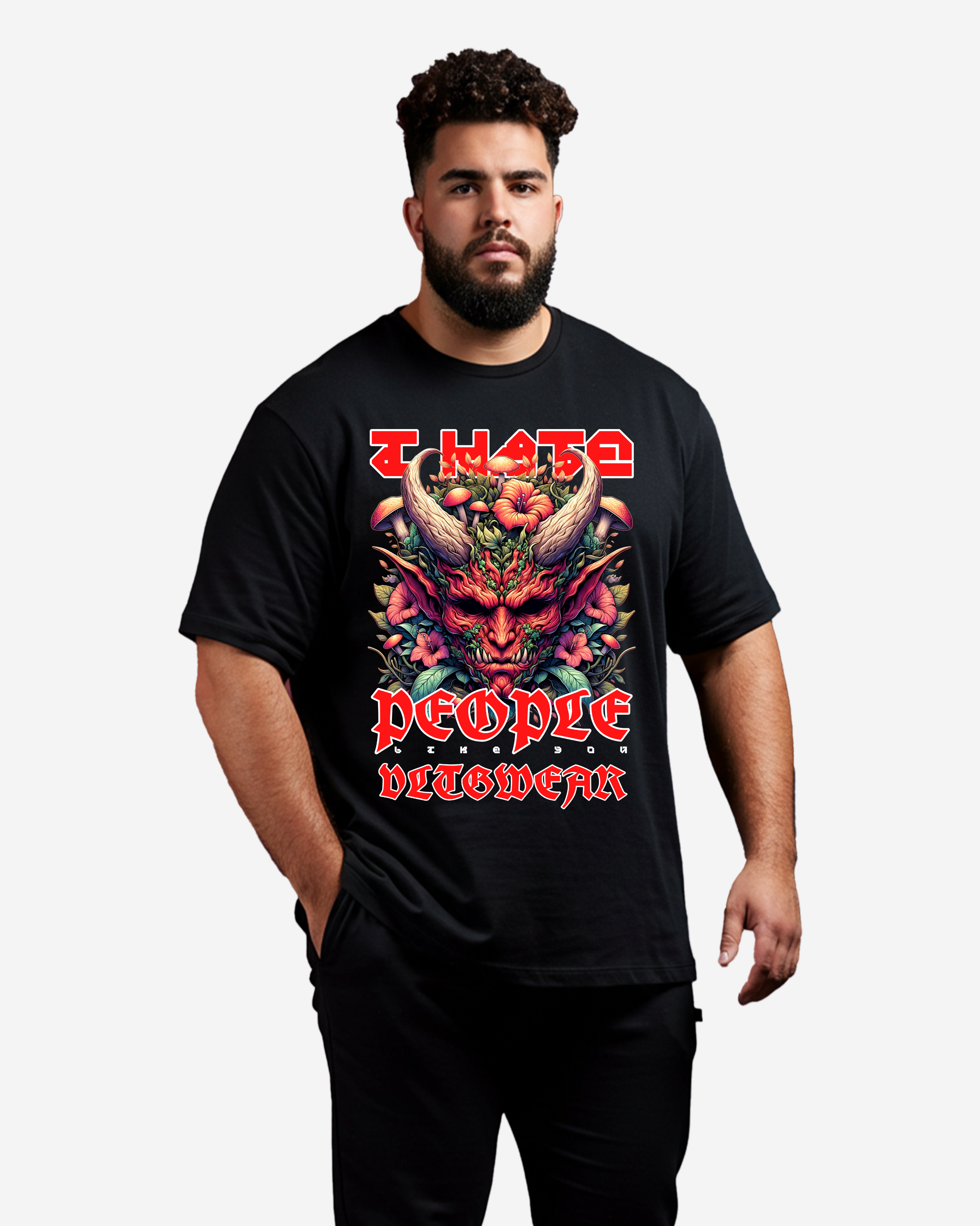 I Hate People Like You Men's Oversized T-Shirt