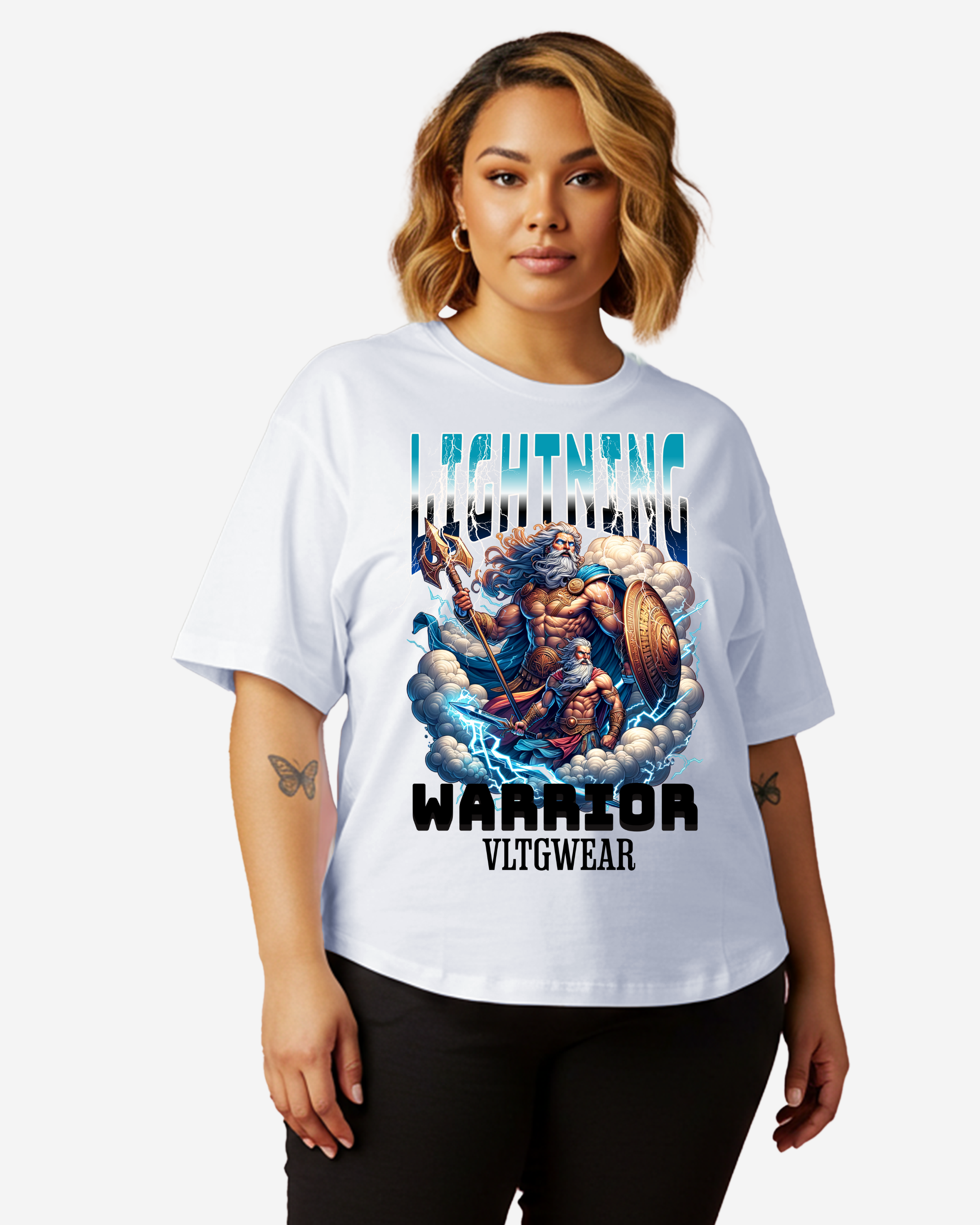 Lightning Warrior Women's Oversized T-Shirt