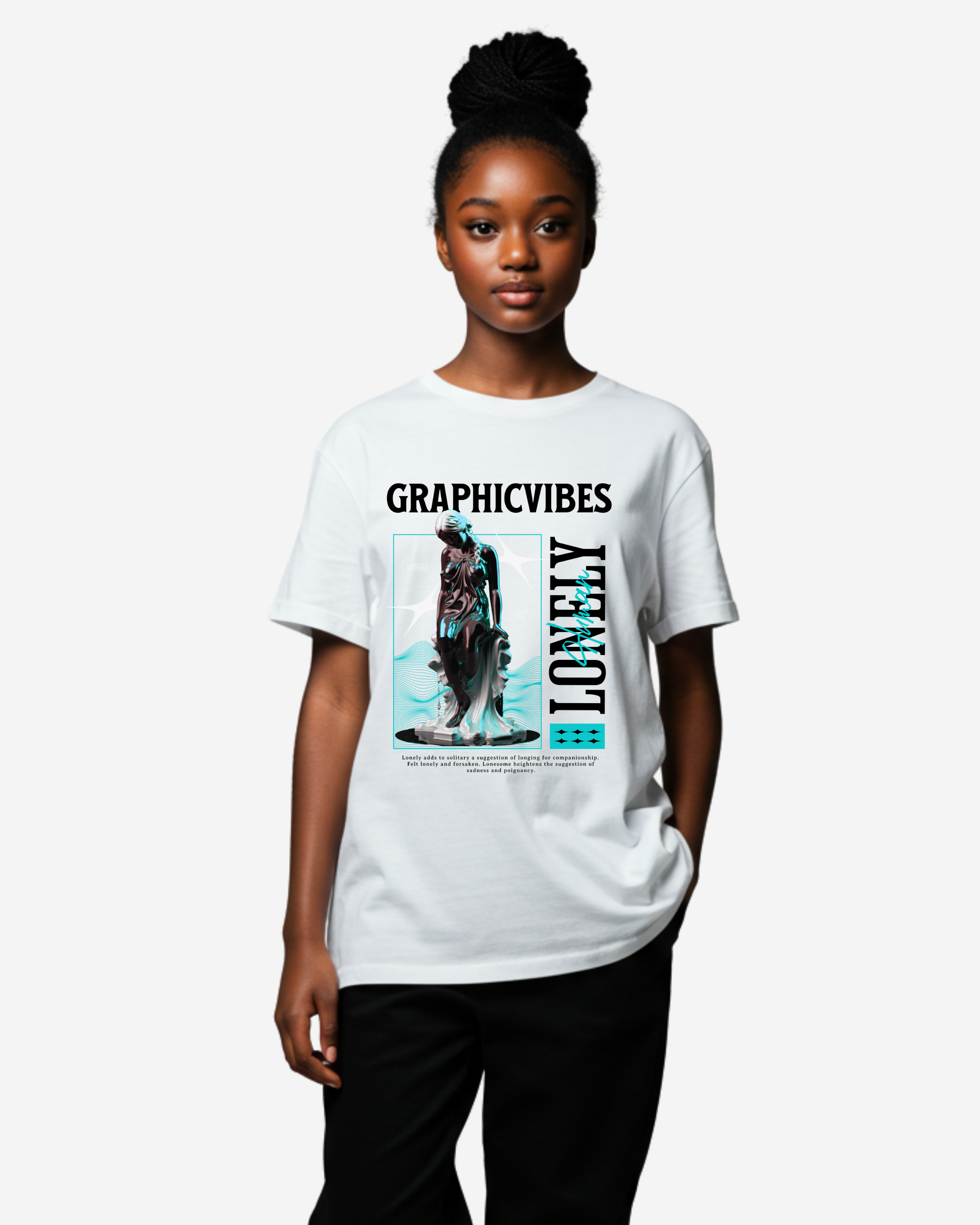 Lonely Human Women's Oversized T-Shirt