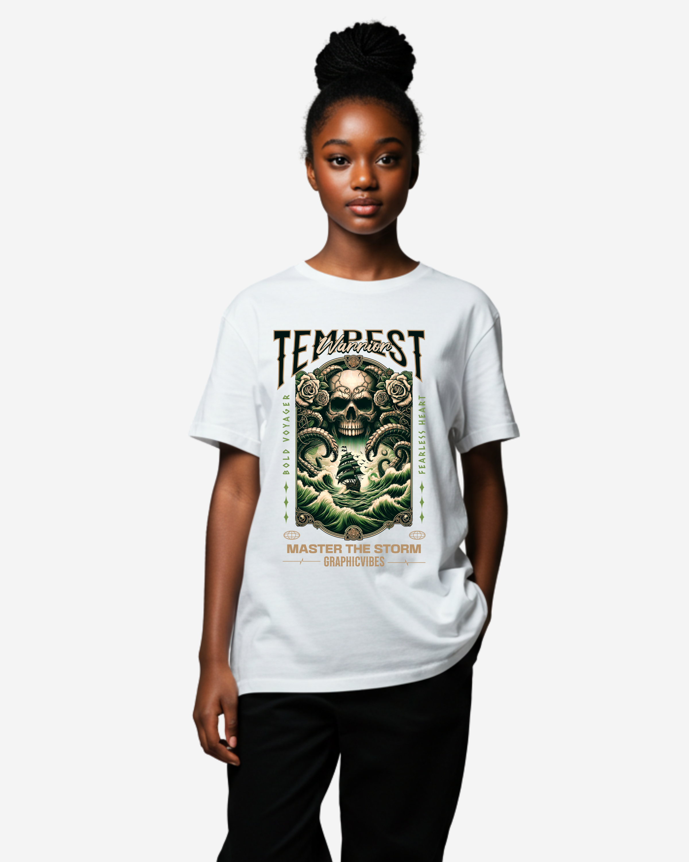 Master The Storm Women's Oversized T-Shirt