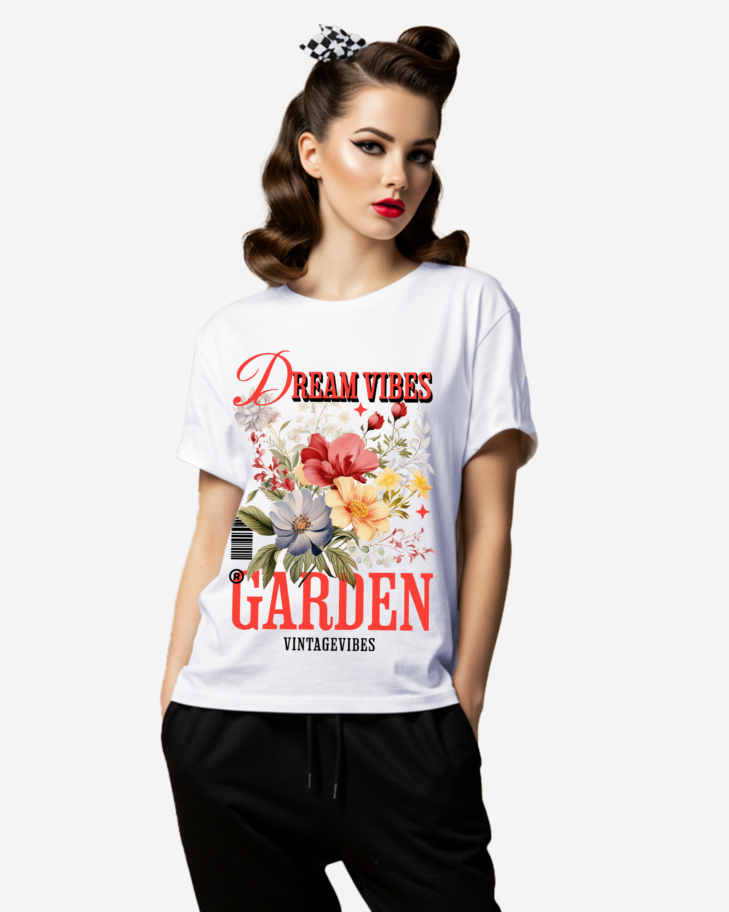Dream Vibes Garden Women's Oversized T-Shirt