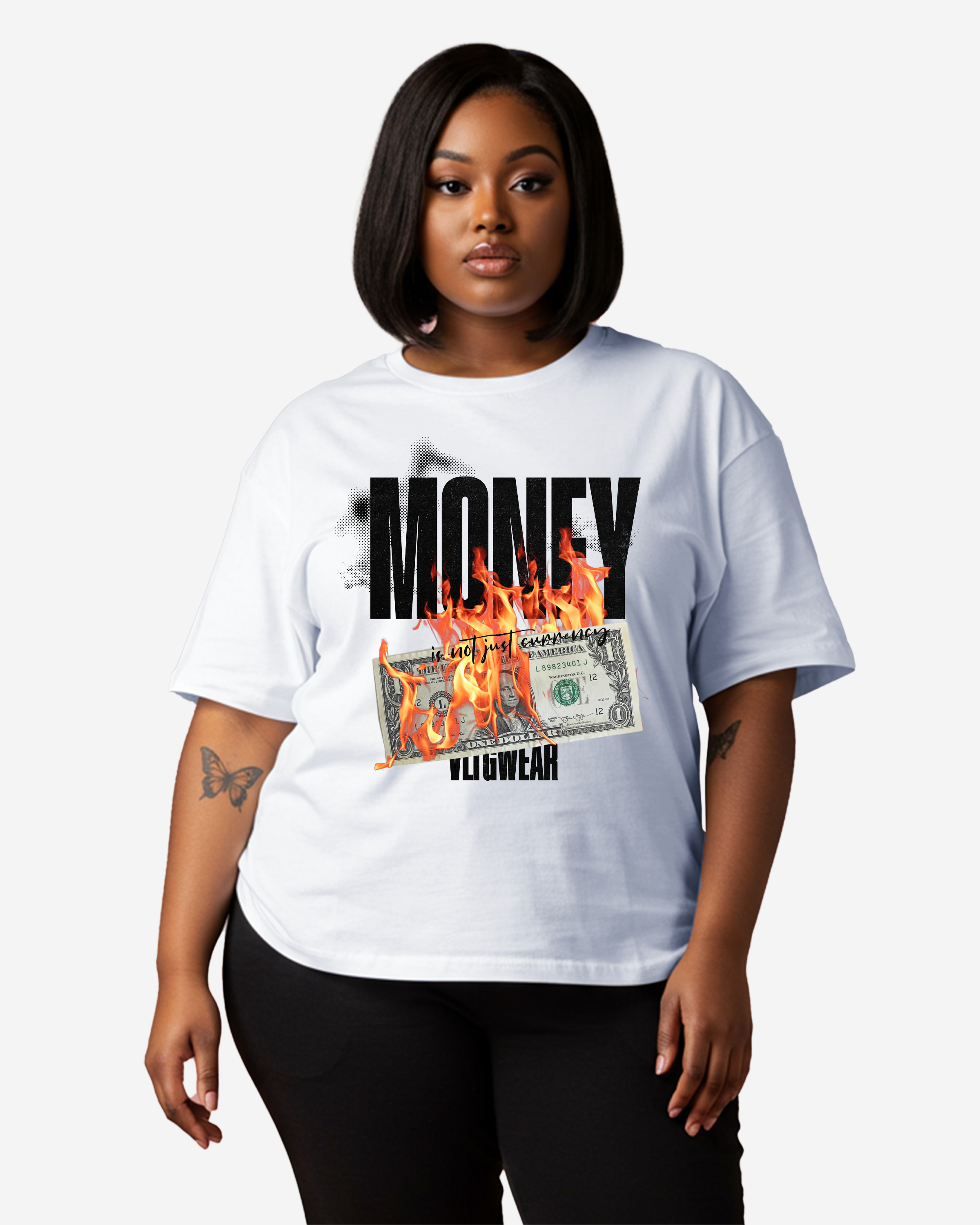 Money Power Women's Oversized T-Shirt