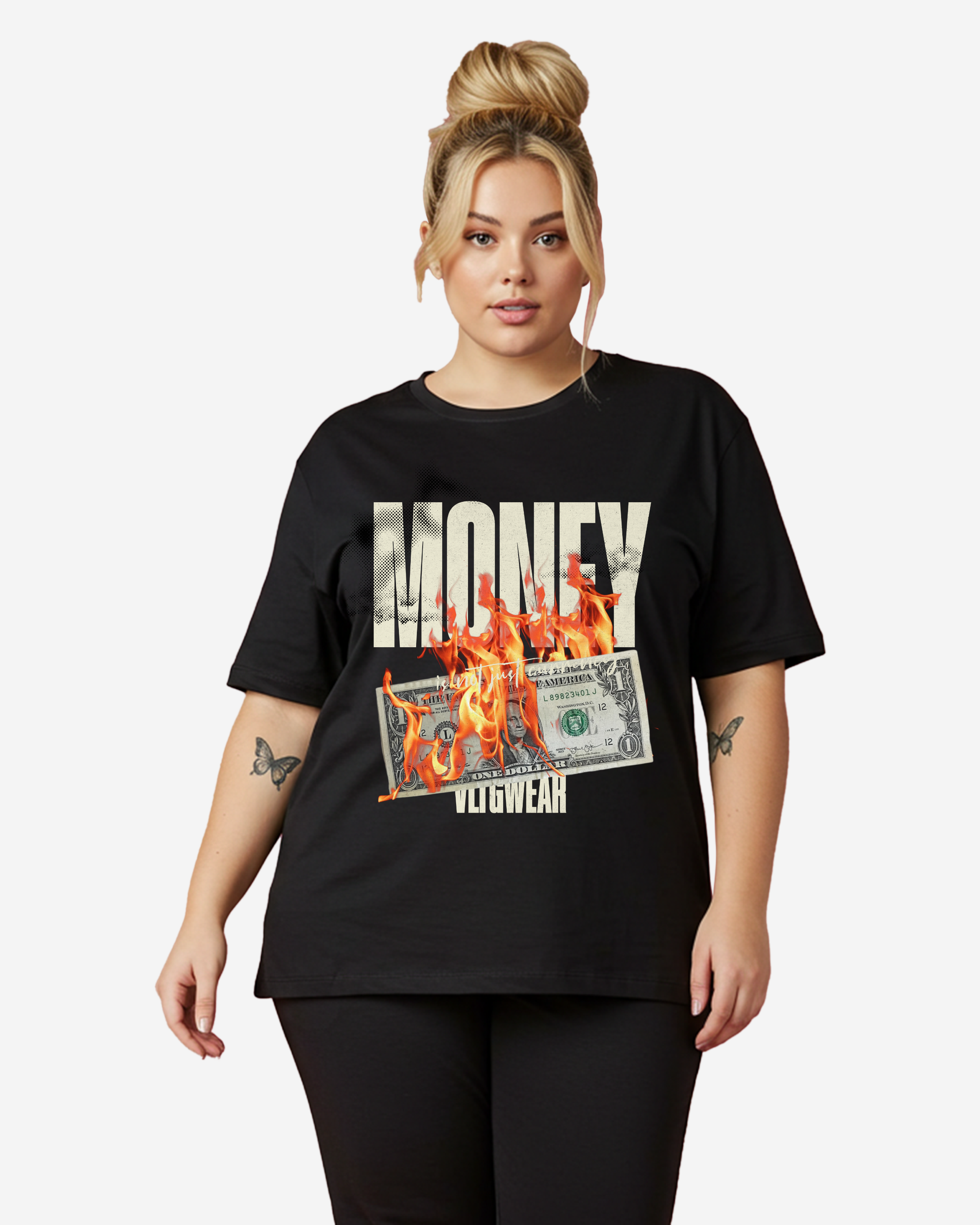 Money Power Women's Oversized T-Shirt