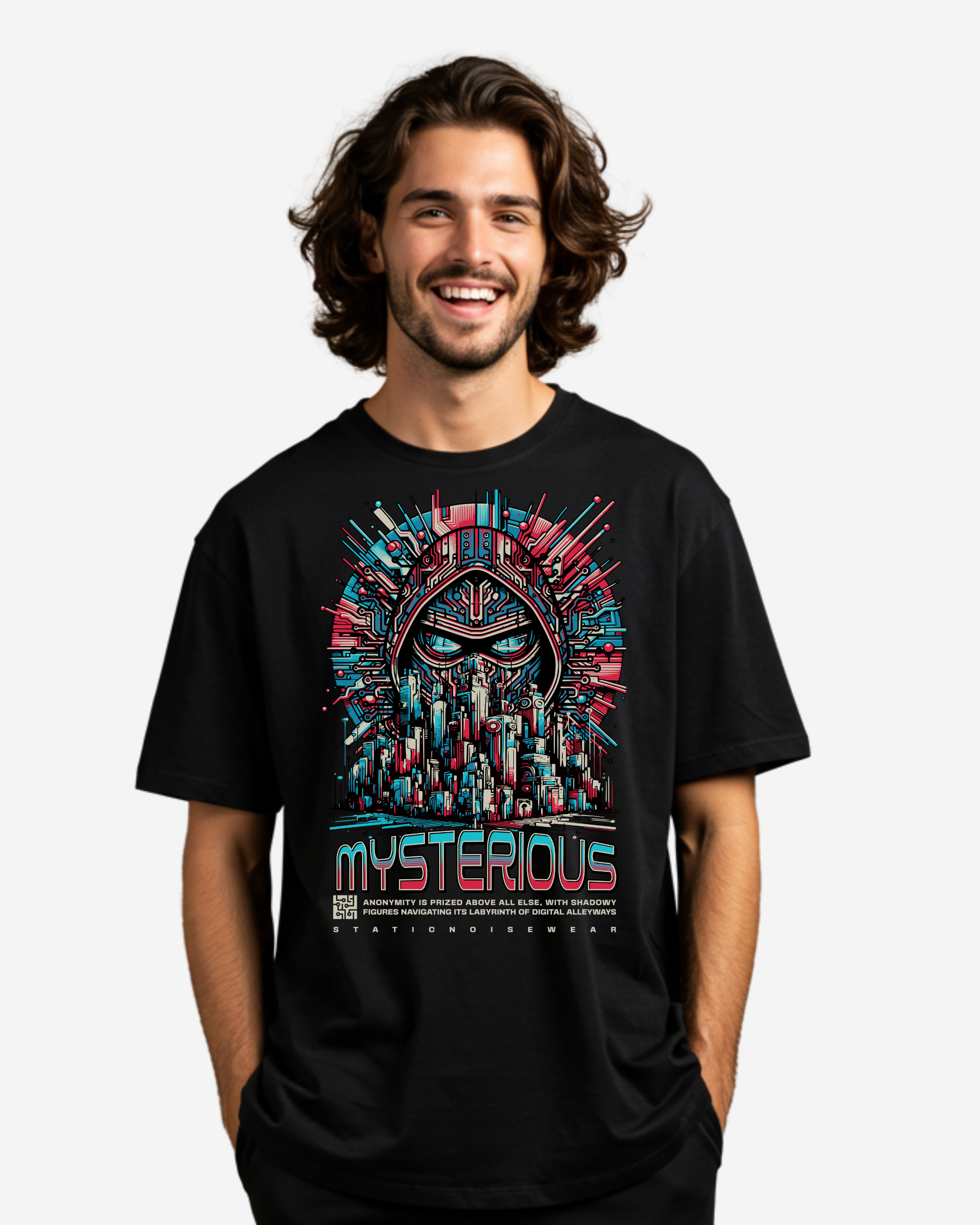 Mysterious Men's Oversized T-Shirt