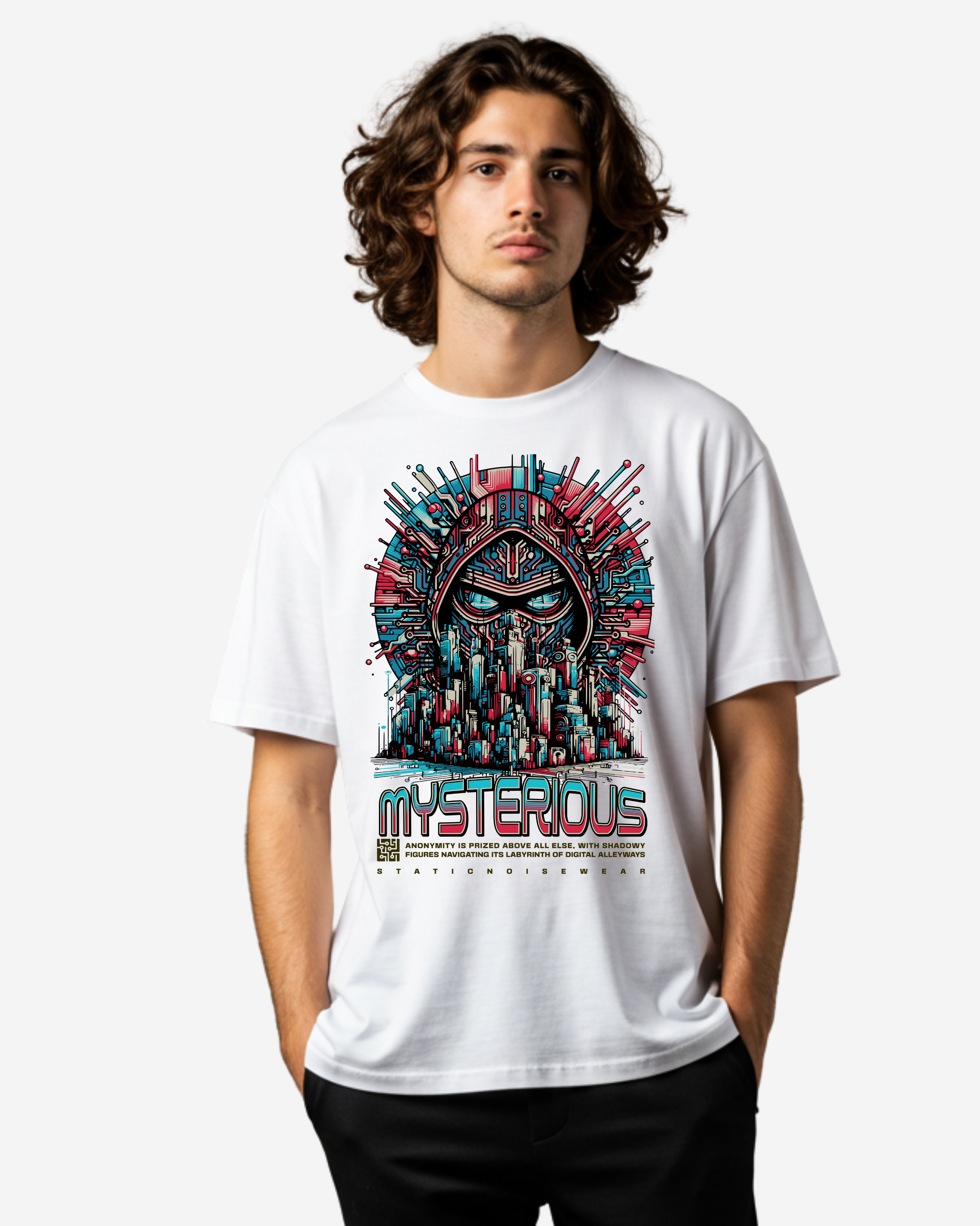 Mysterious Men's Oversized T-Shirt