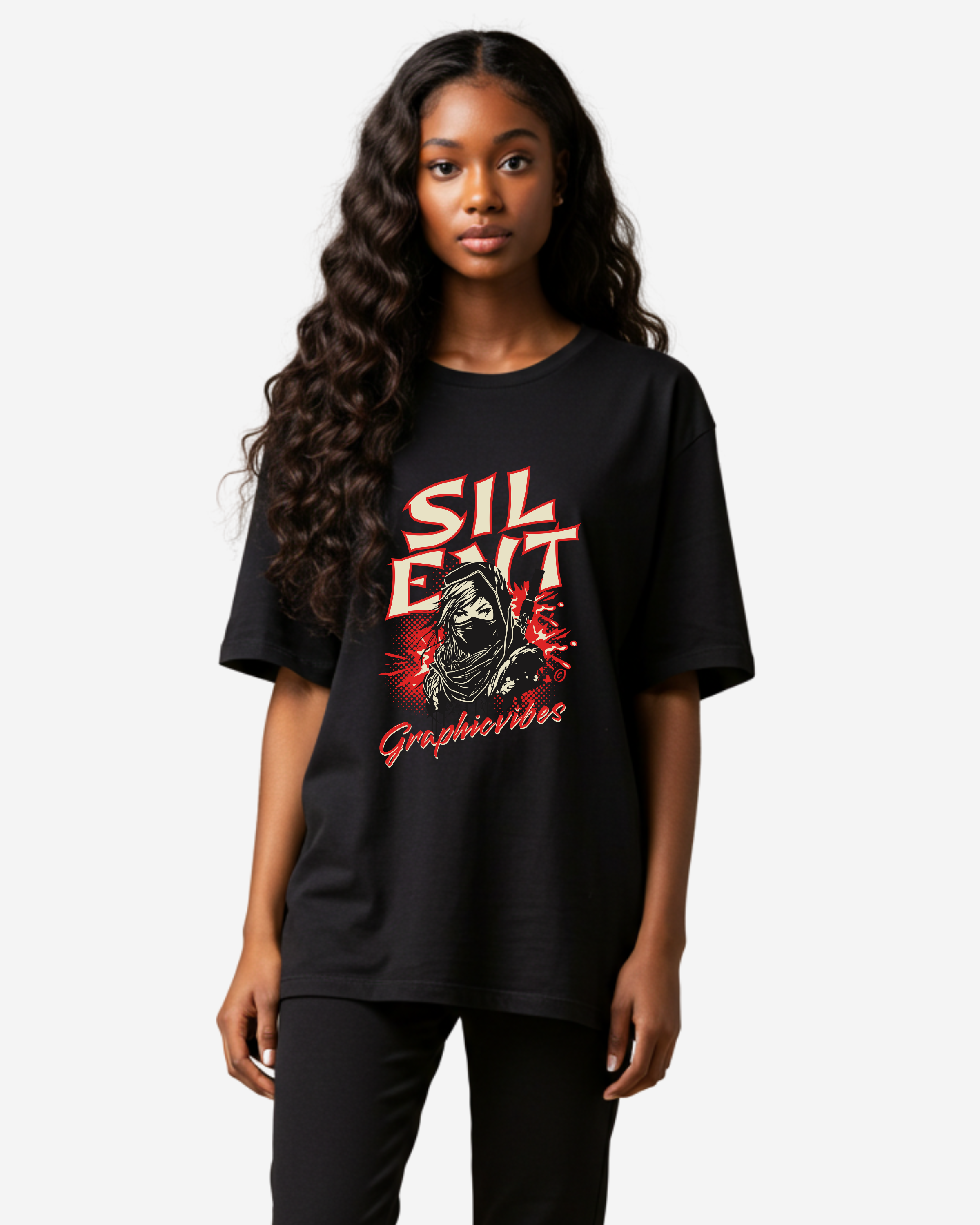 Ninja Women's Oversized T-Shirt
