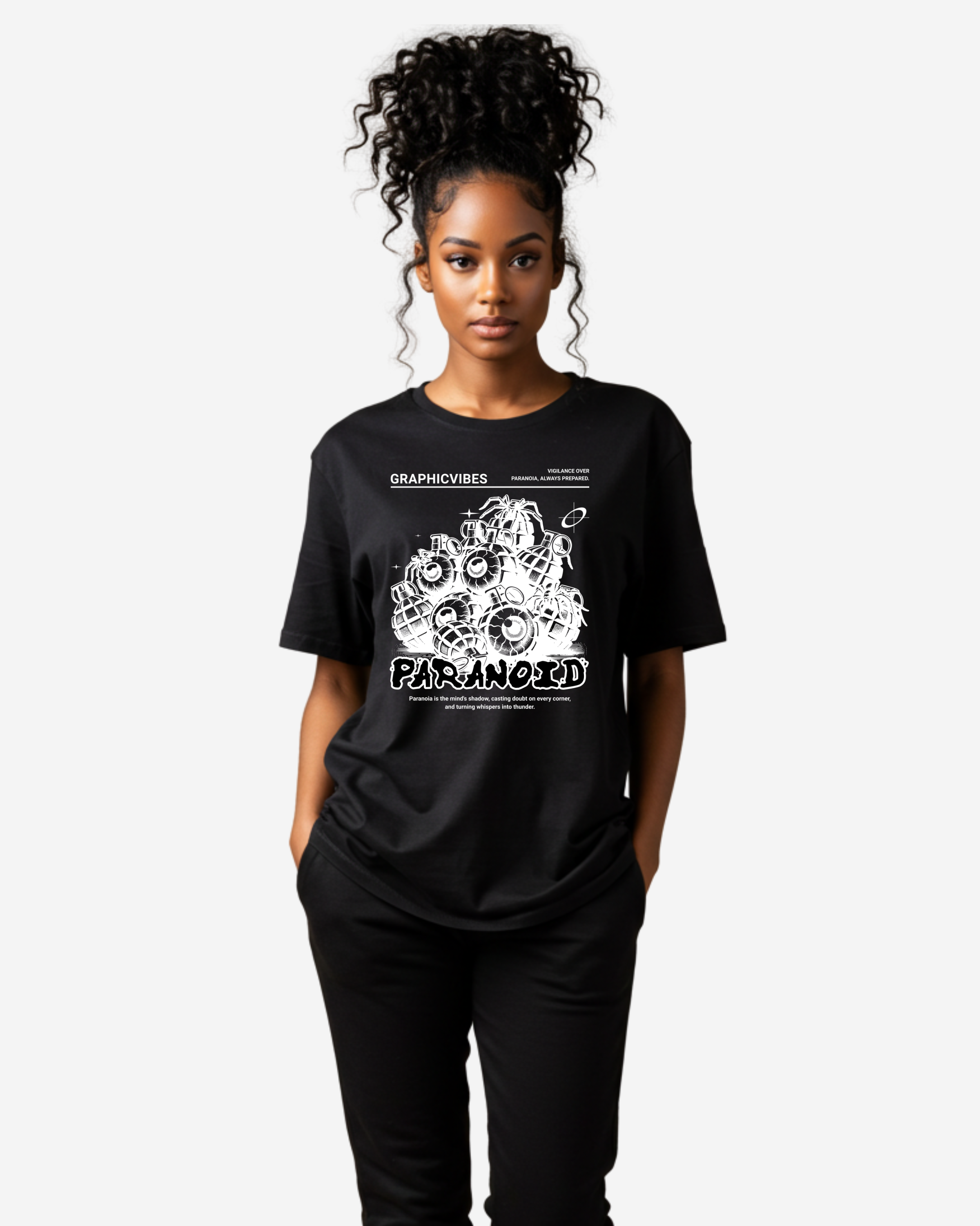 Paranoid Women's Oversized T-Shirt