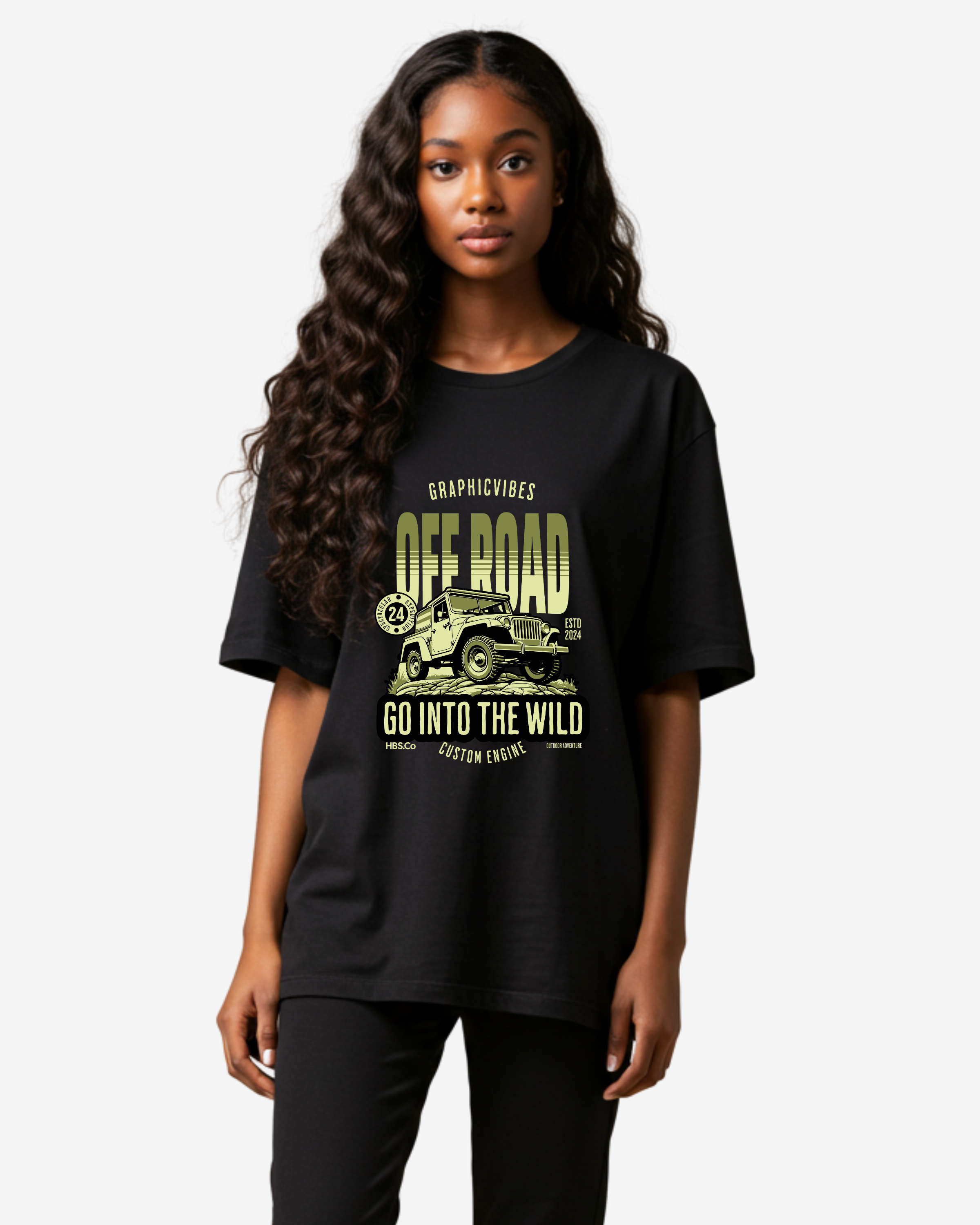 Rugged Off Road Women's Oversized T-Shirt