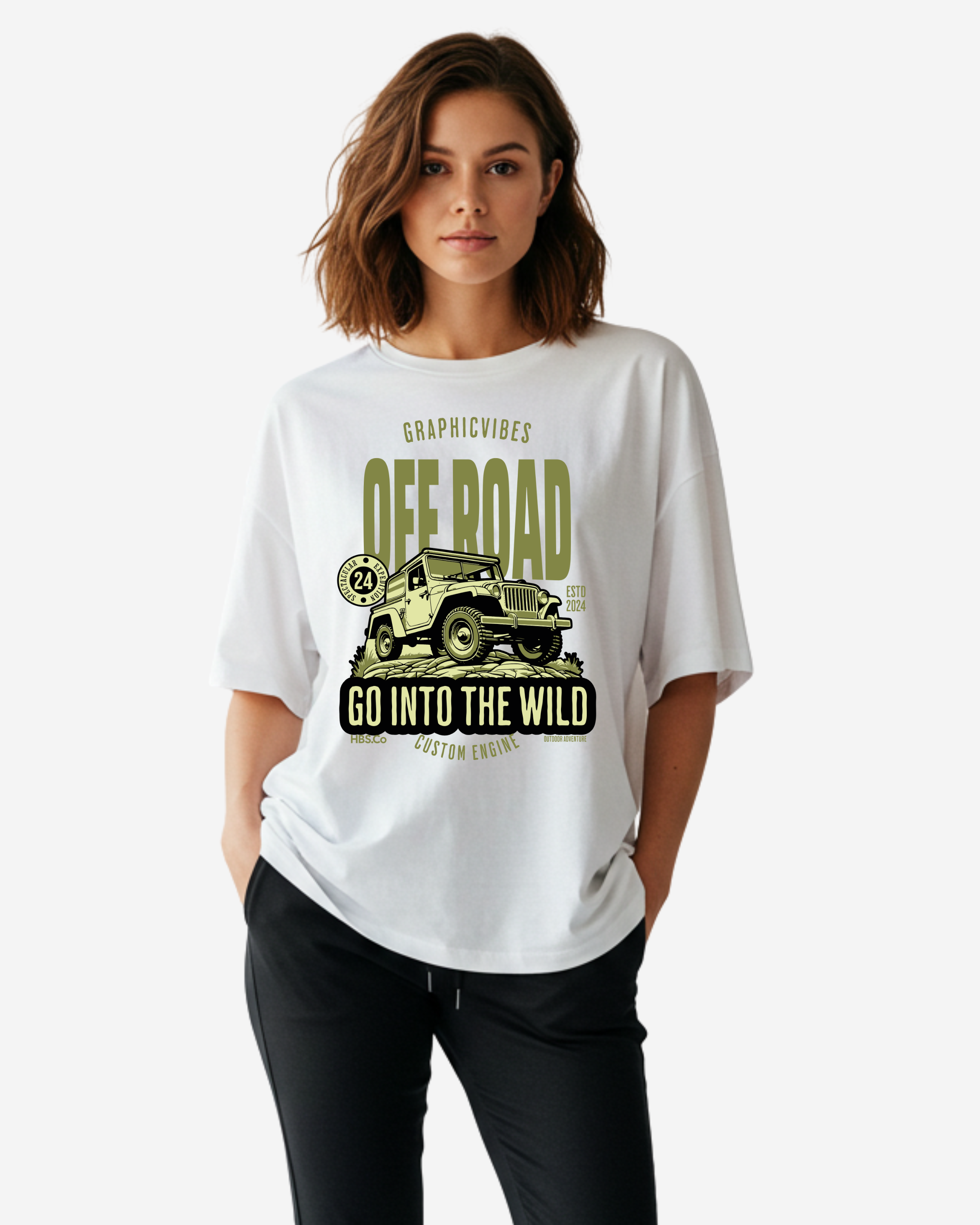 Rugged Off Road Women's Oversized T-Shirt