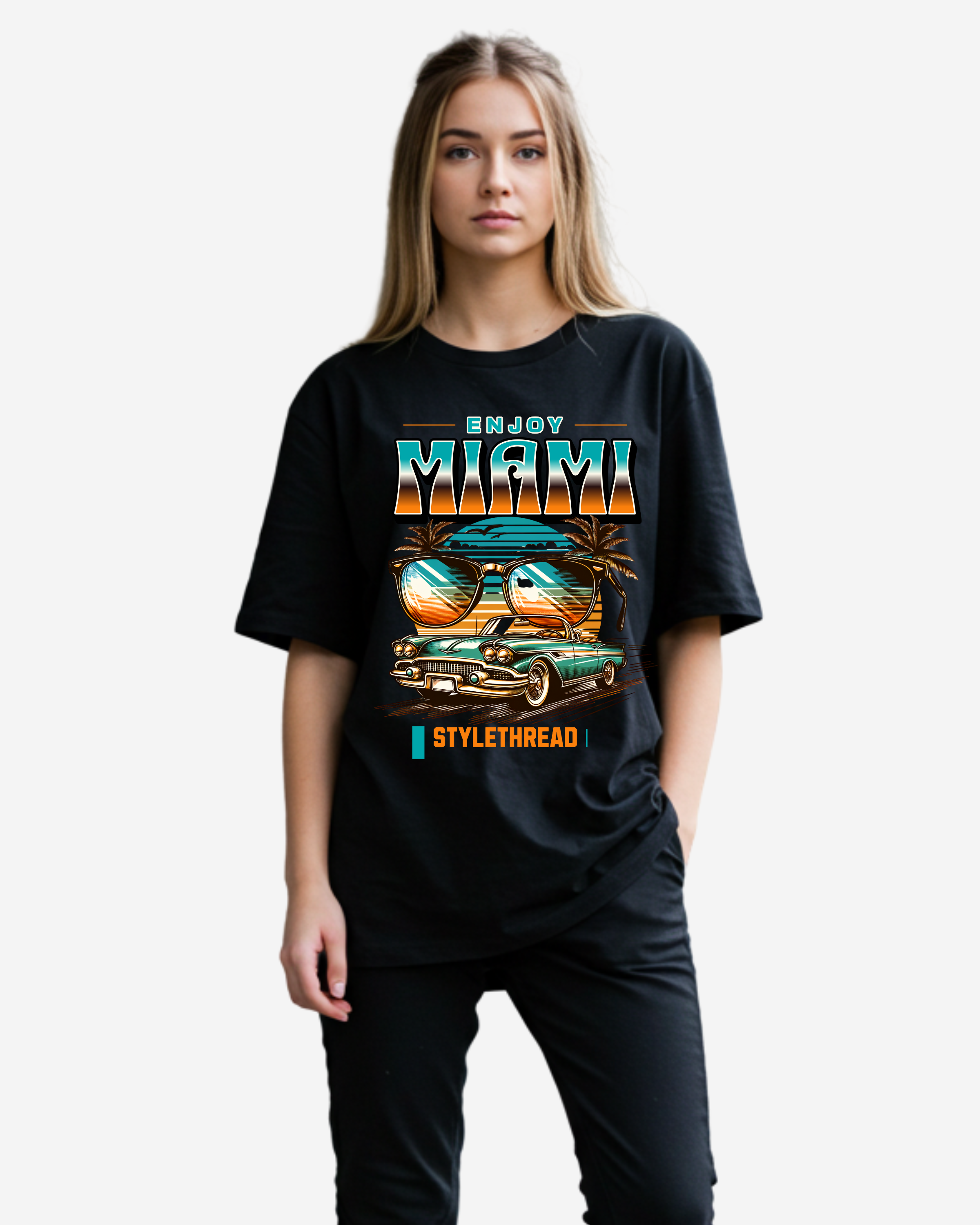 Enjoy Miami Women's Oversized T-Shirt