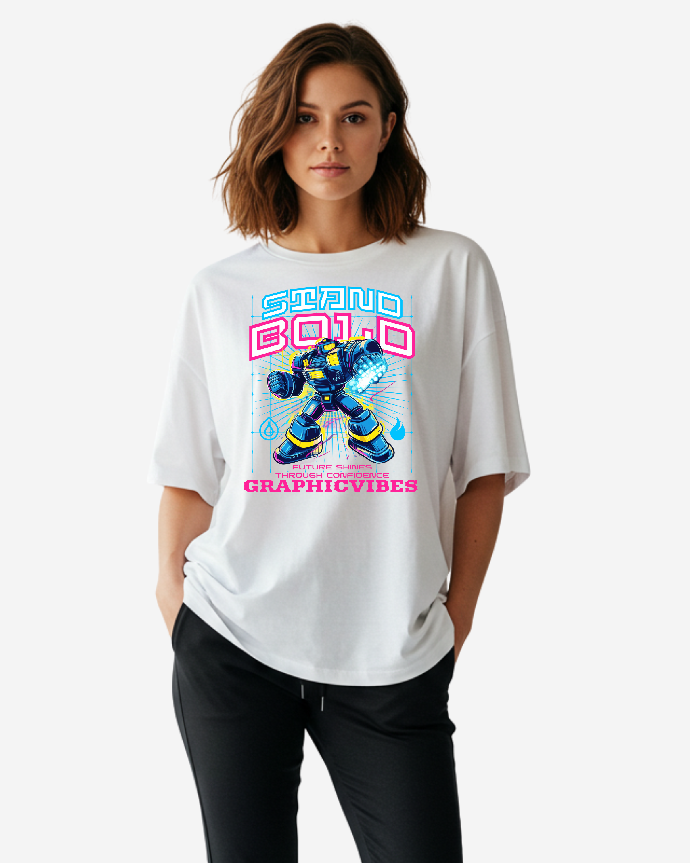 Stand Bold Women's Oversized T-Shirt