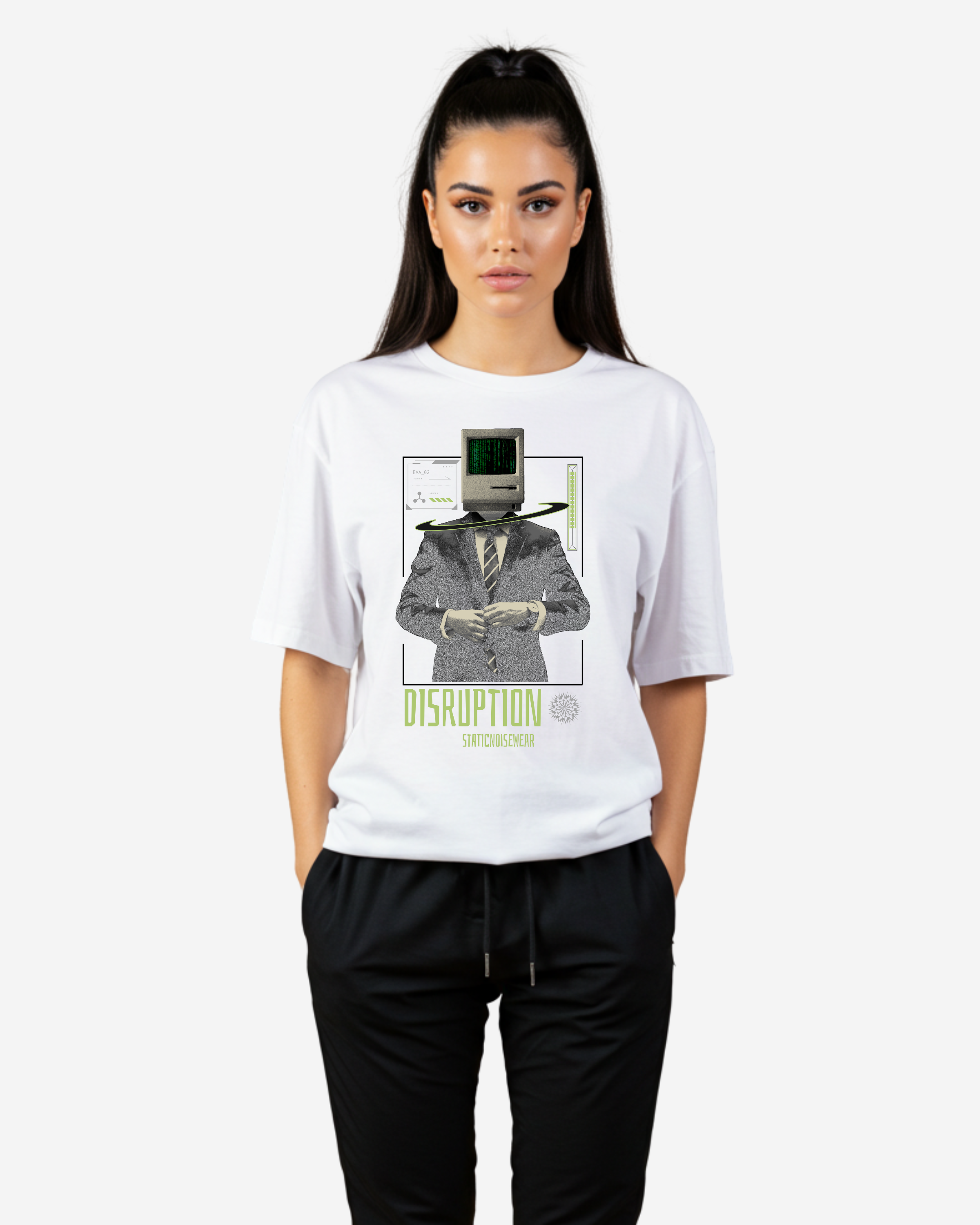 Disruption Women's Oversized T-Shirt