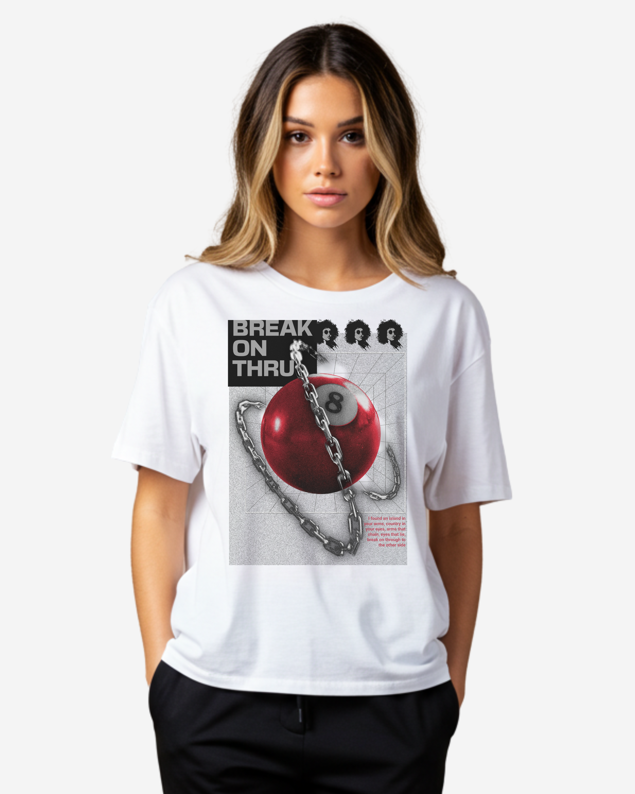 Break on thru Women's Oversized T-Shirt