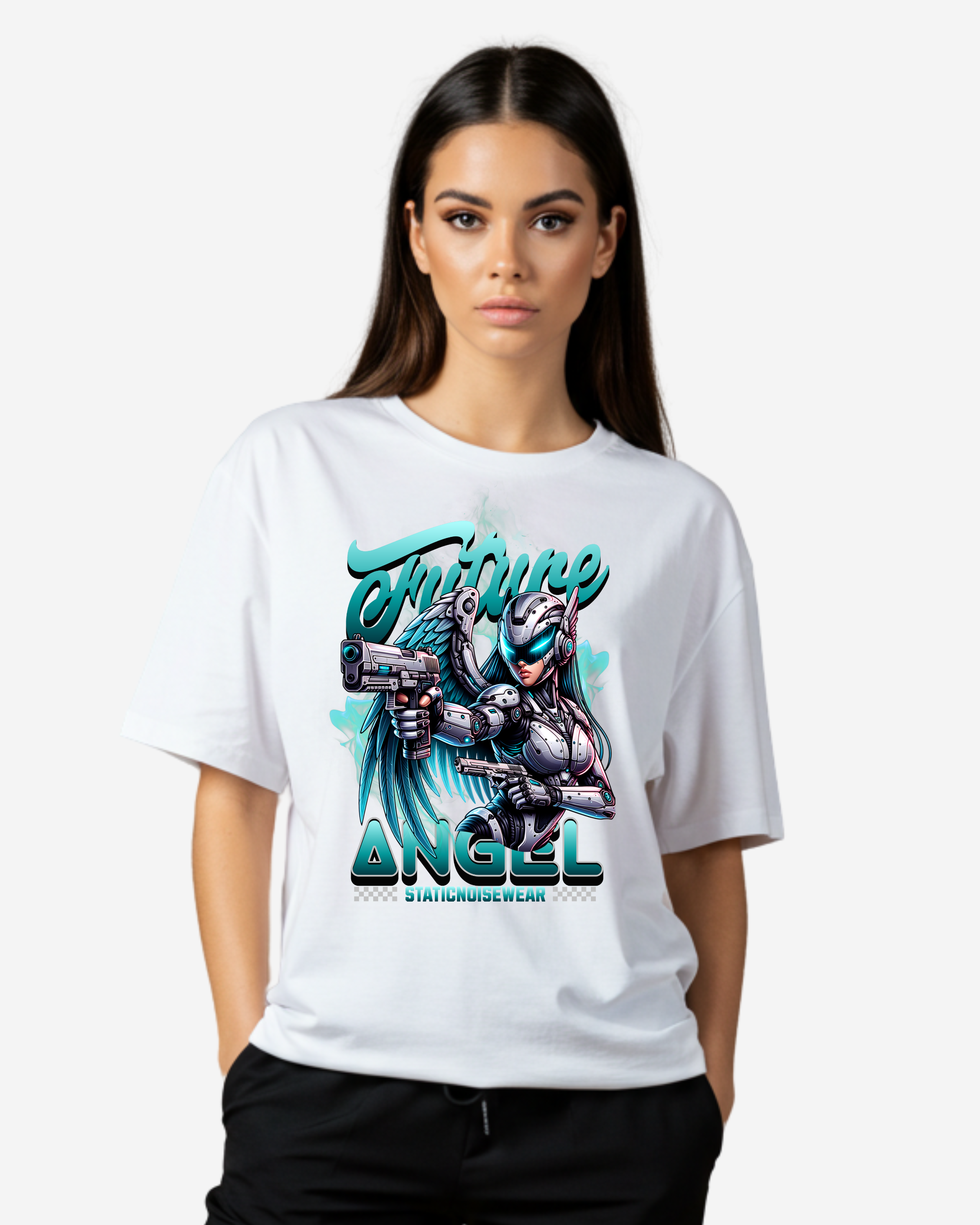 Future Angel Women's Oversized T-Shirt