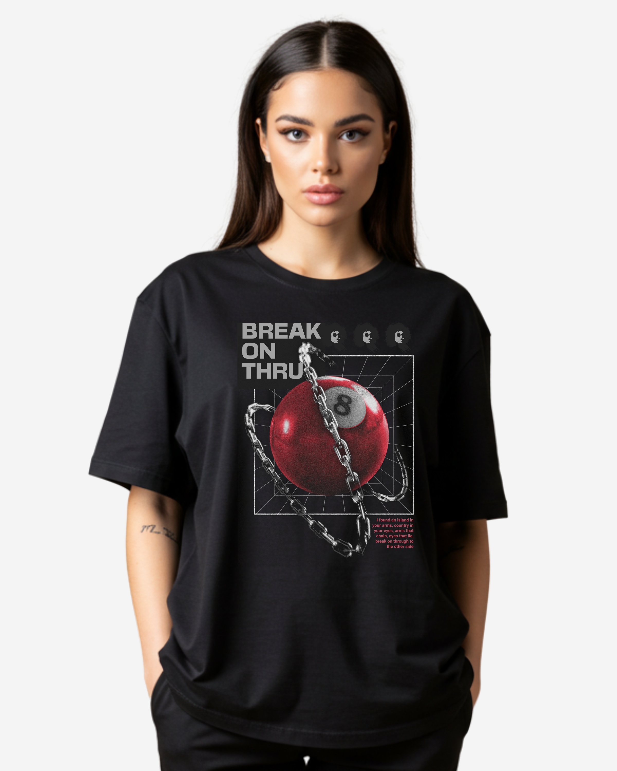 Break on thru Women's Oversized T-Shirt