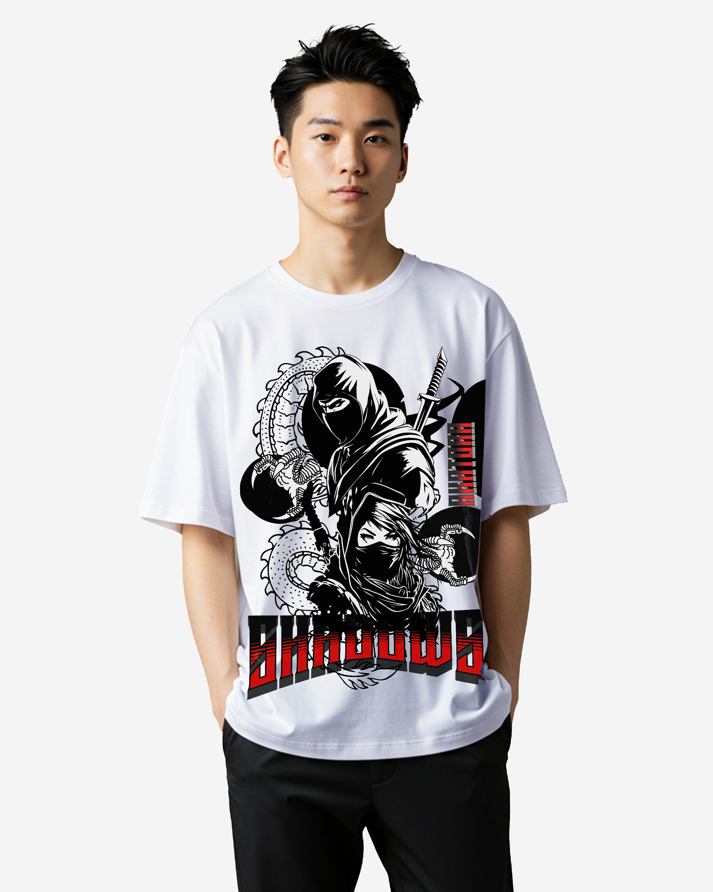 Warrior Of The Shadows Oversized T-Shirts