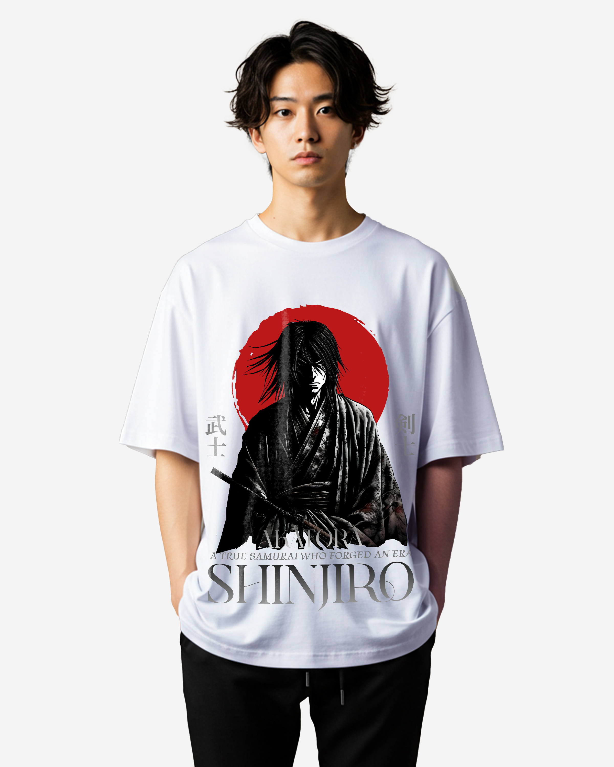 A True Samurai Oversized T-Shirts