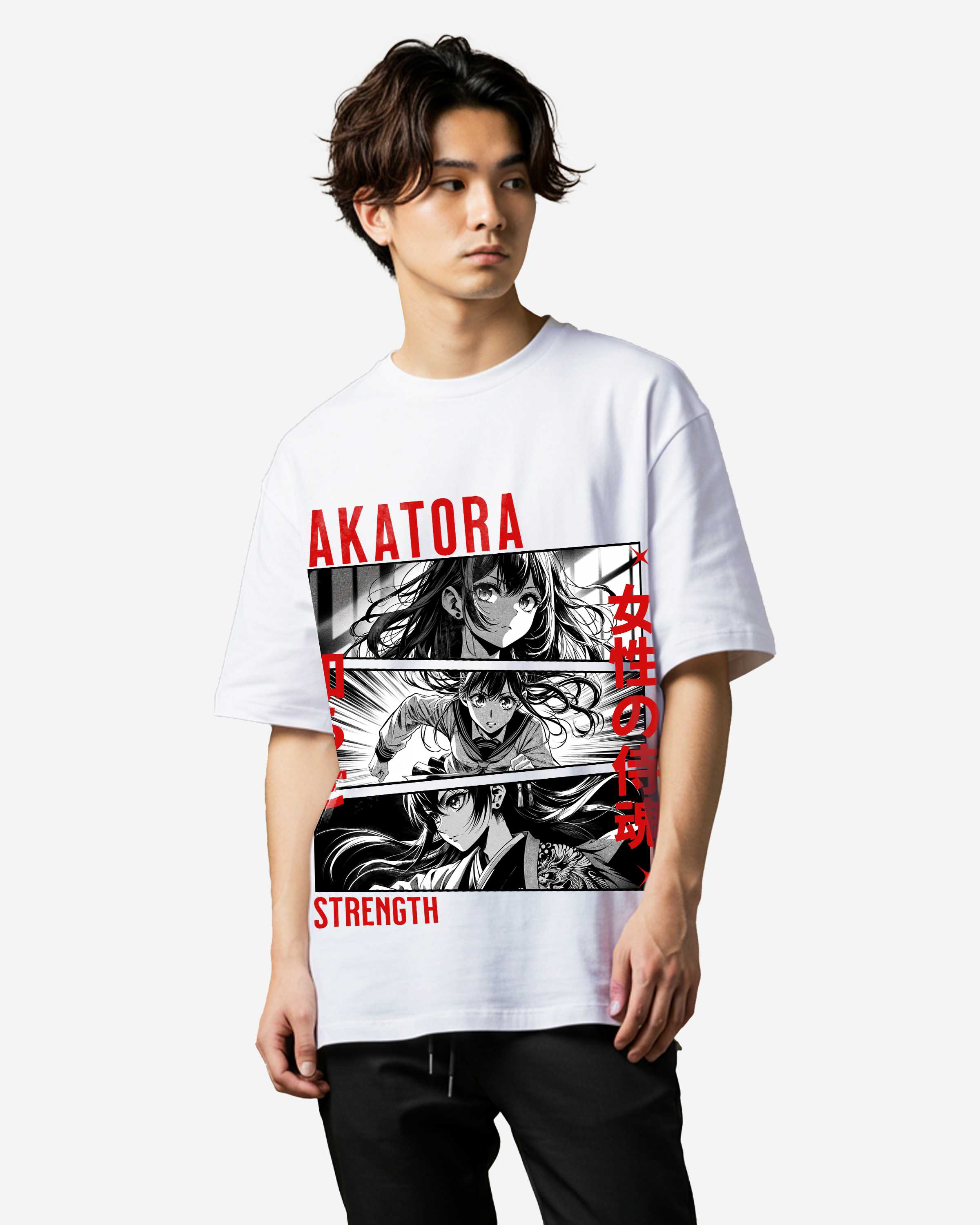 Anime Comic Oversized T-Shirts