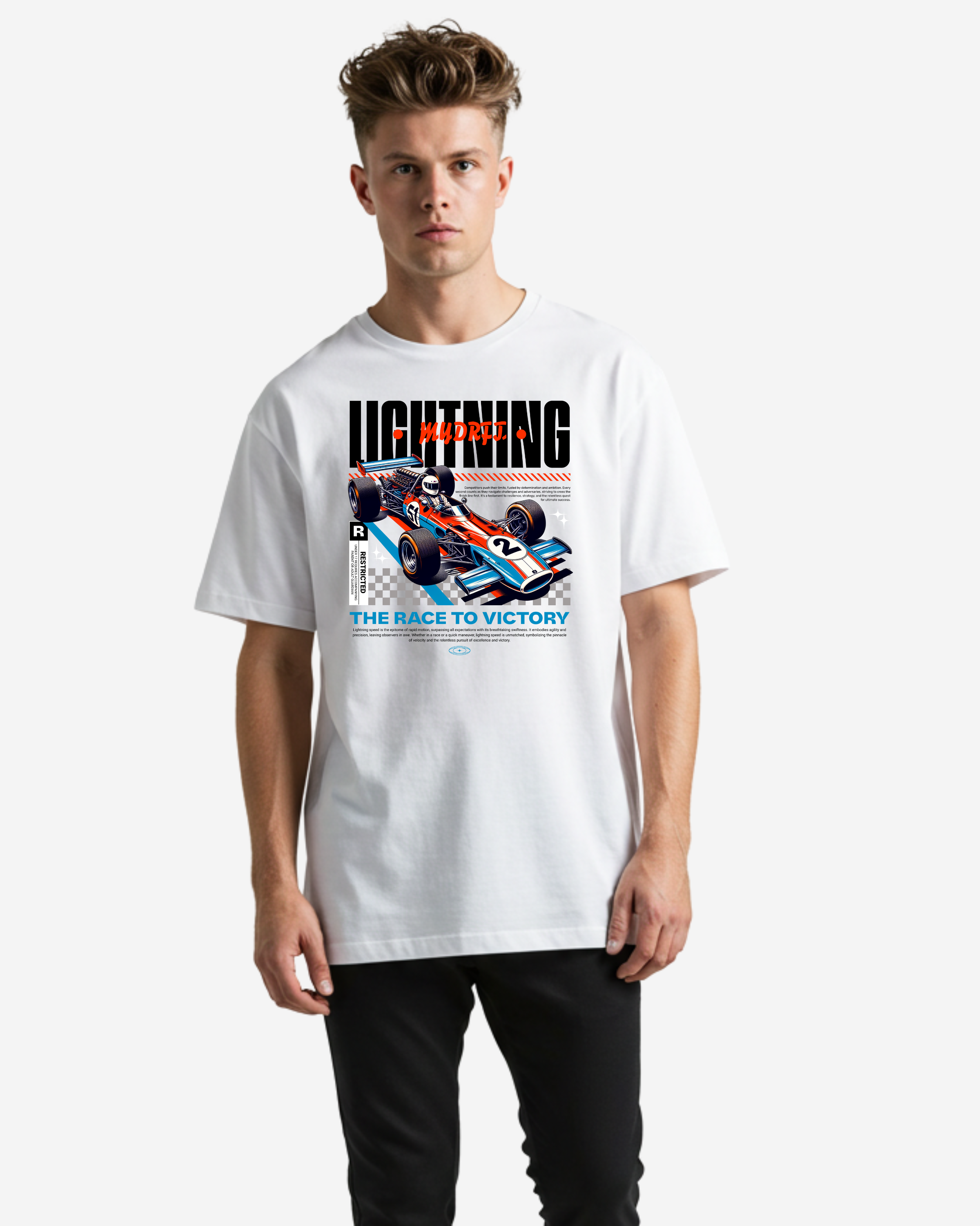 Lightning Speed Oversized T-Shirt
