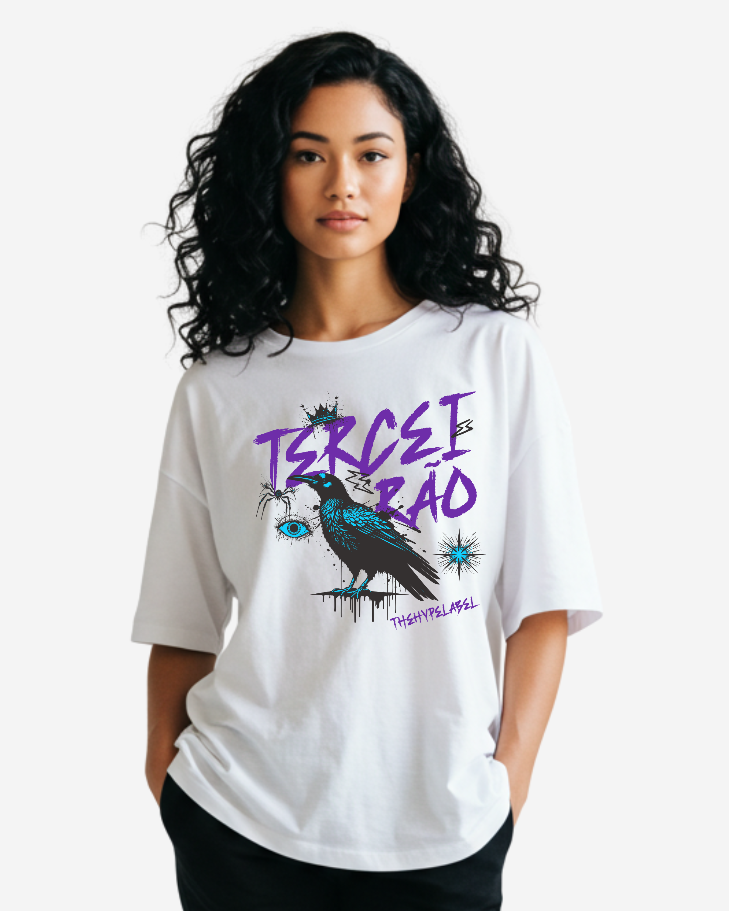 Respingos de Streetwear Women's Oversized T-Shirt