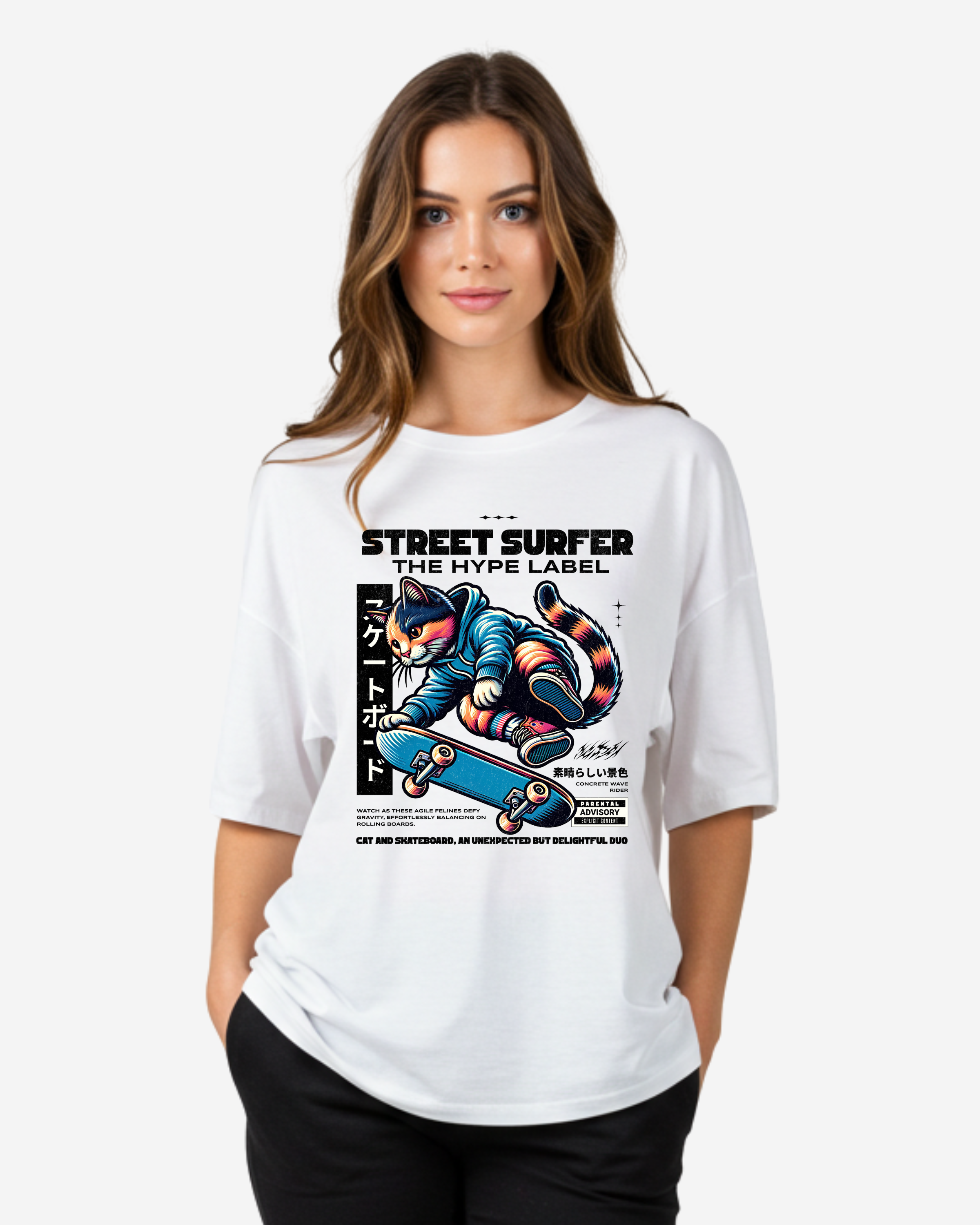 Street Surfer Women's Oversized T-Shirt