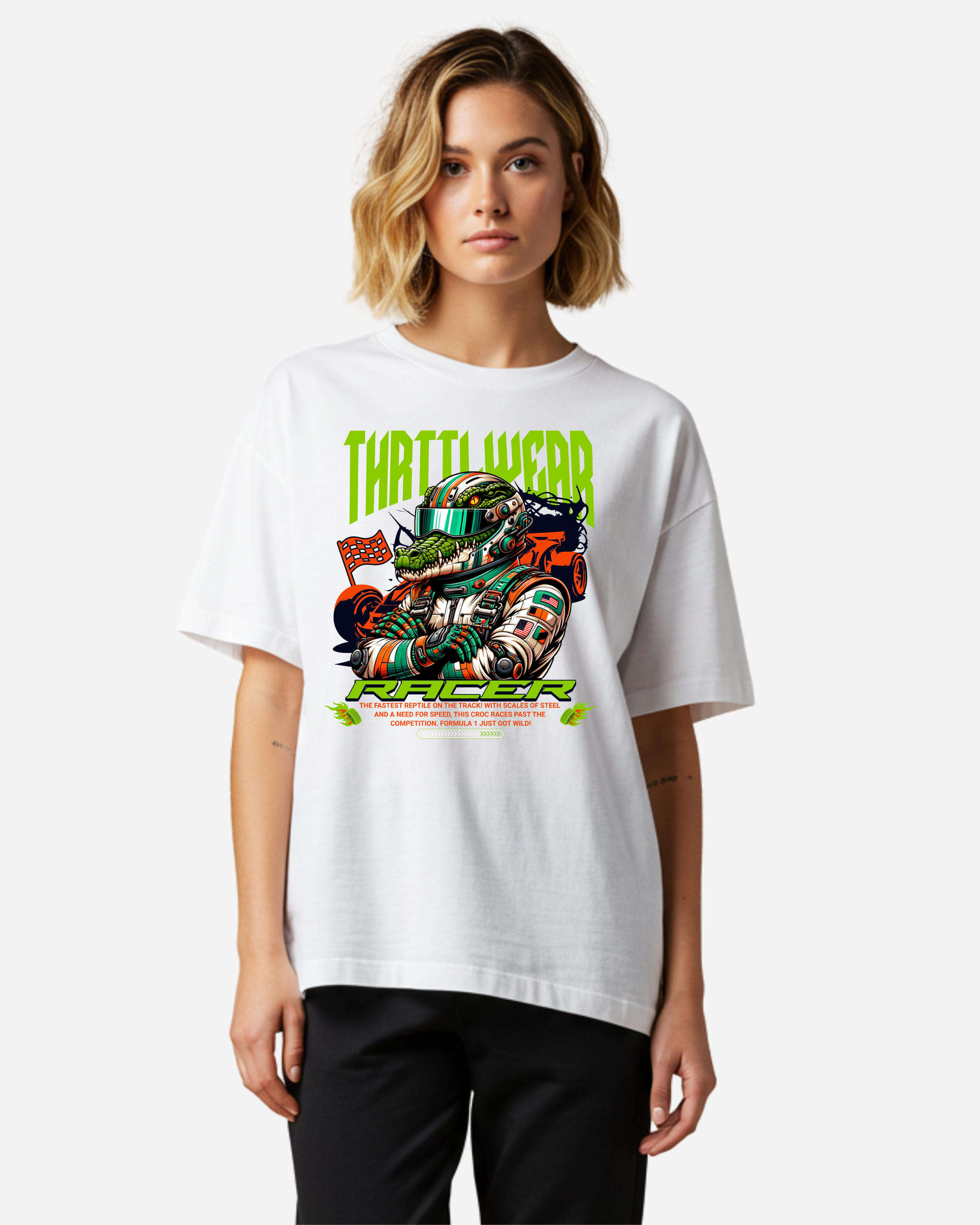 Crocodile Racer Oversized T-Shirt