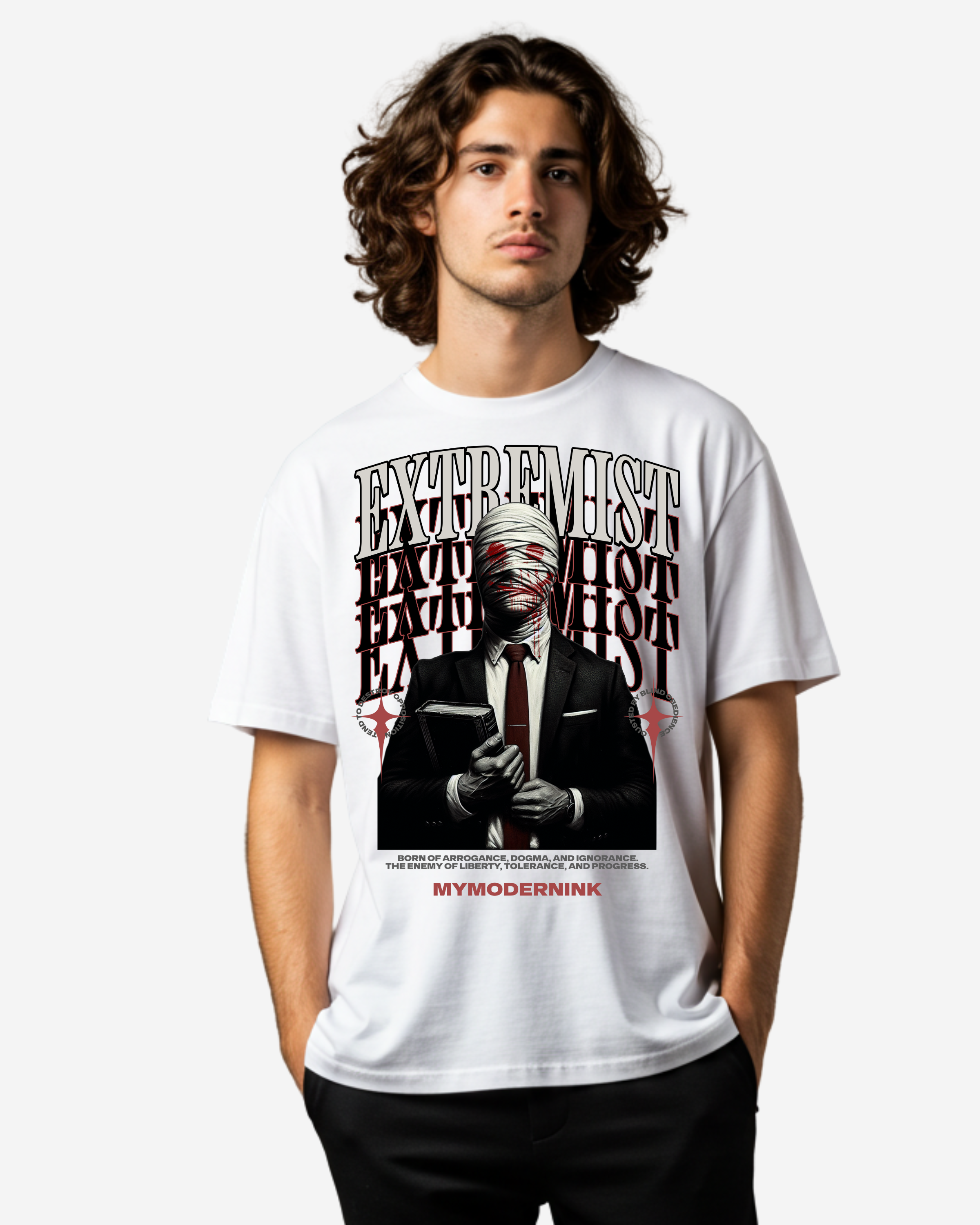 Extremist Men's Oversized T-Shirt