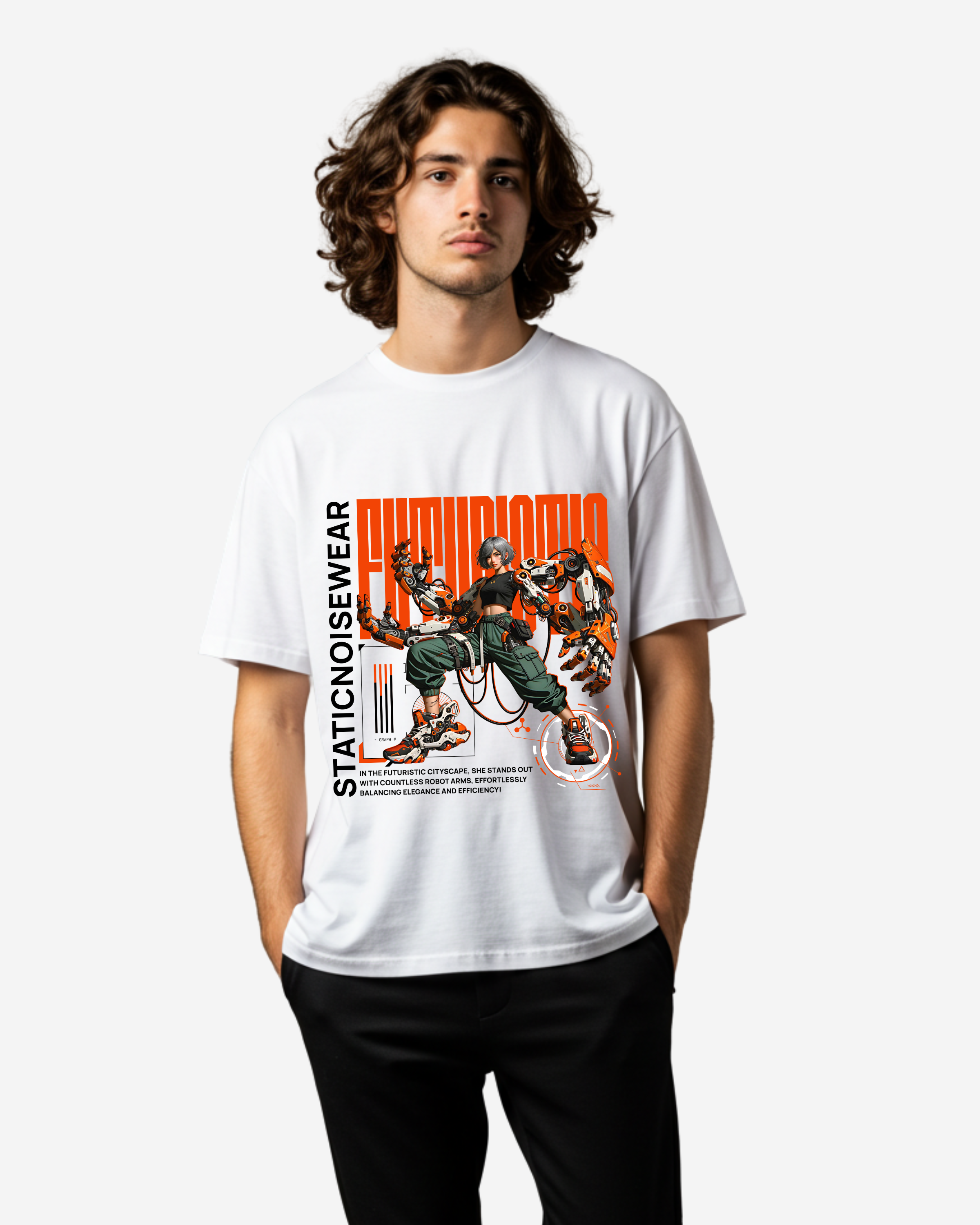 FuturaEdge Men's Oversized T-Shirt