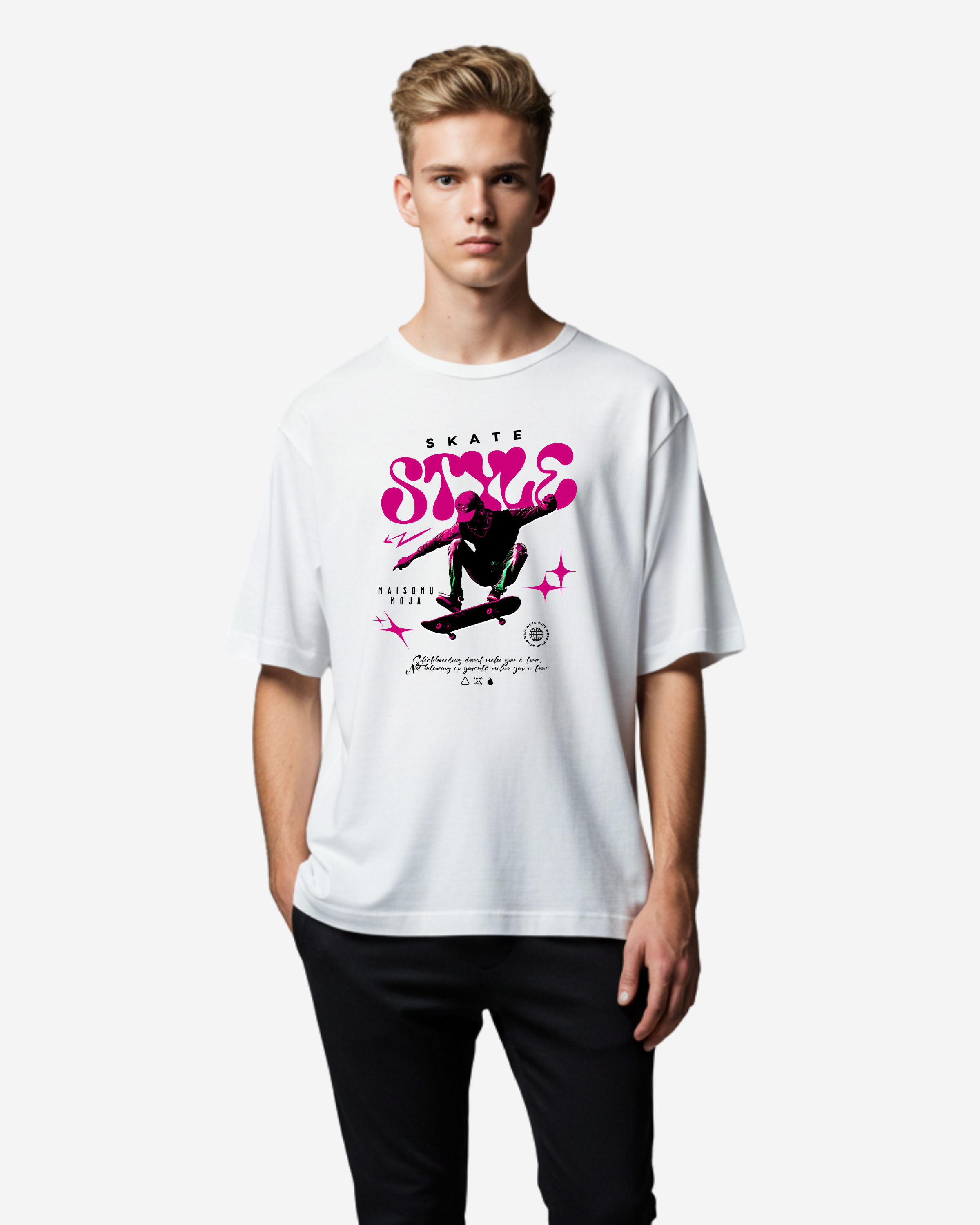 Skate Style Oversized T-Shirt