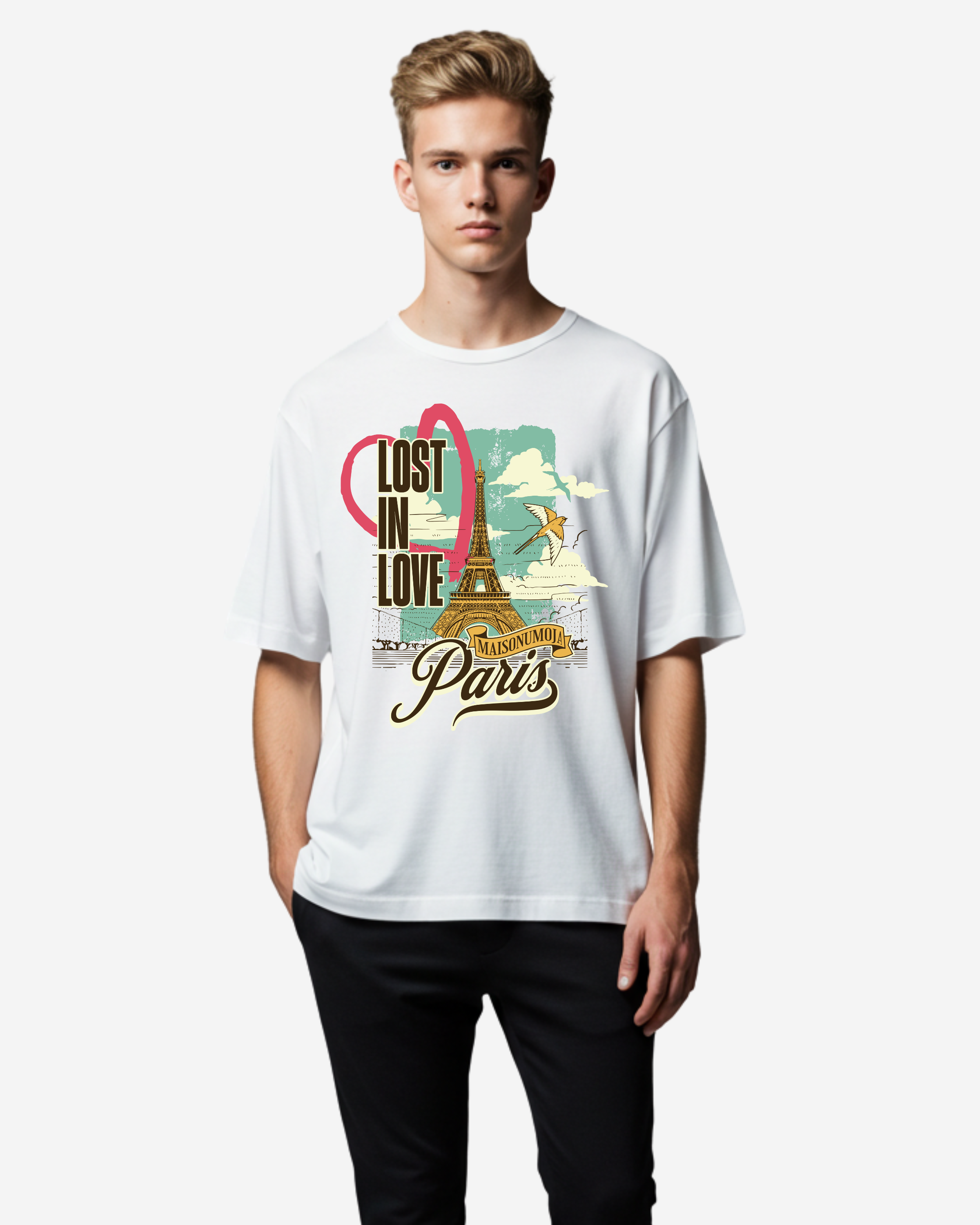 LOST IN LOVE Oversized T-Shirt