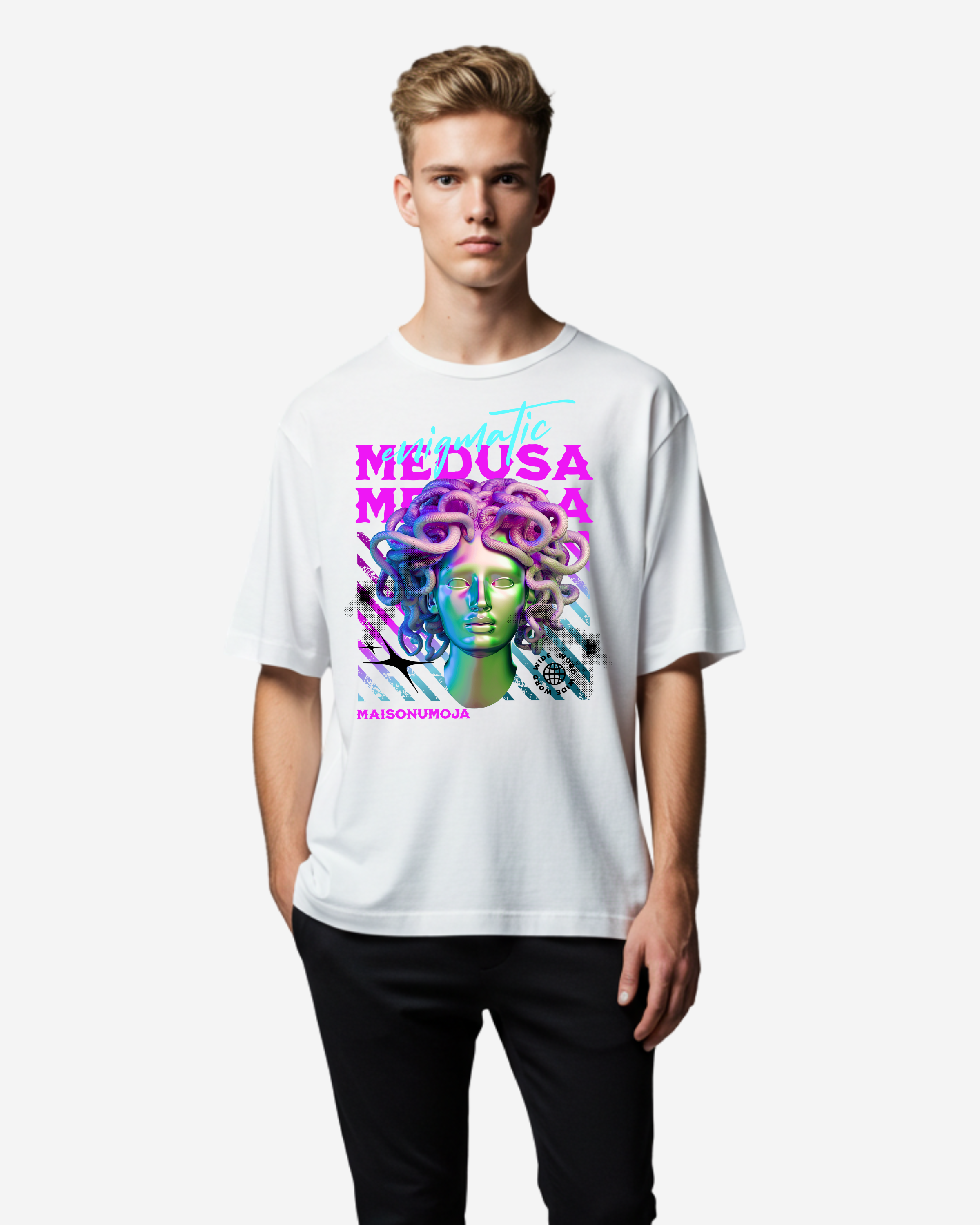 Enigmatic Medusa Oversized T-Shirt