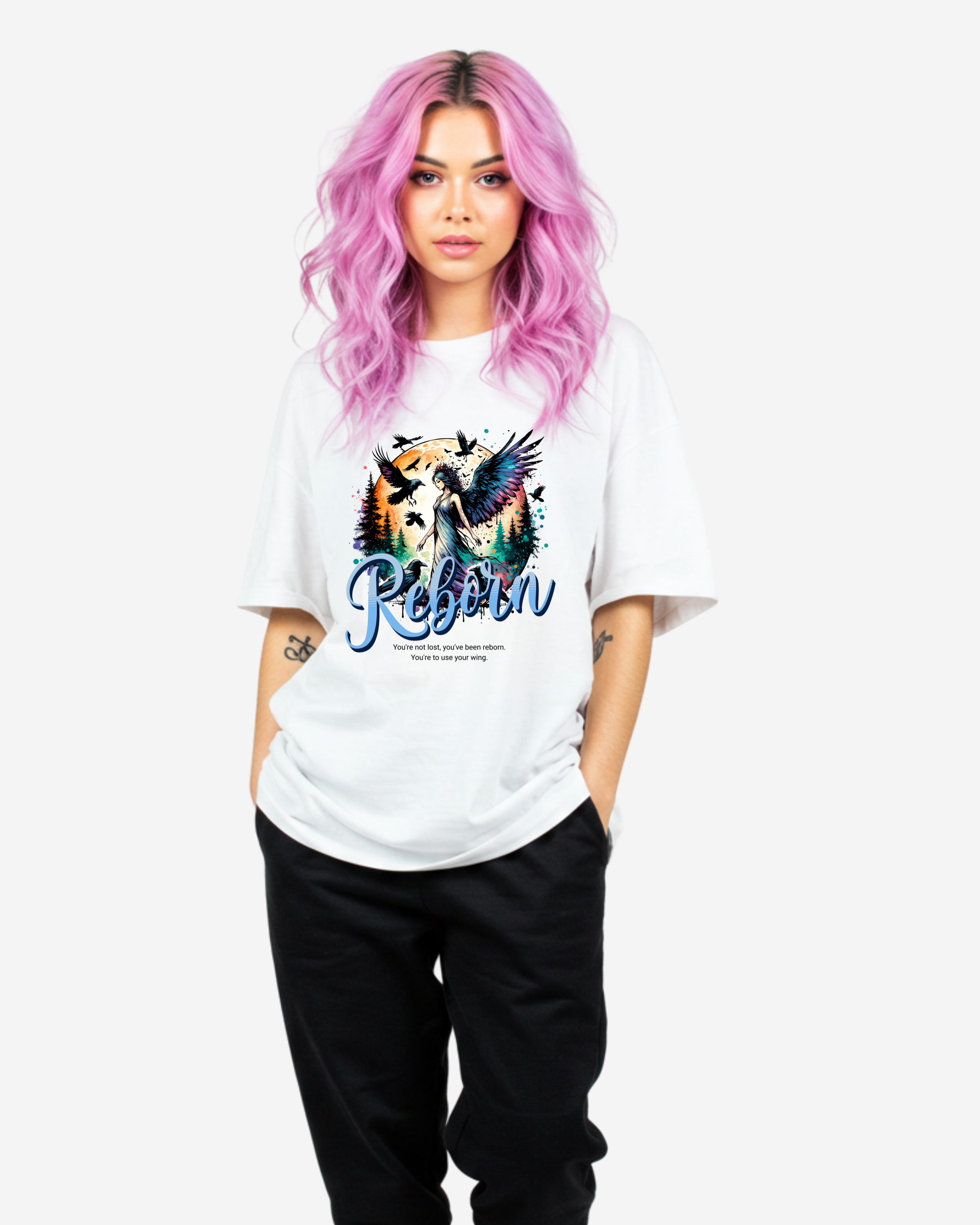 Reborn Women's Oversized T-Shirt