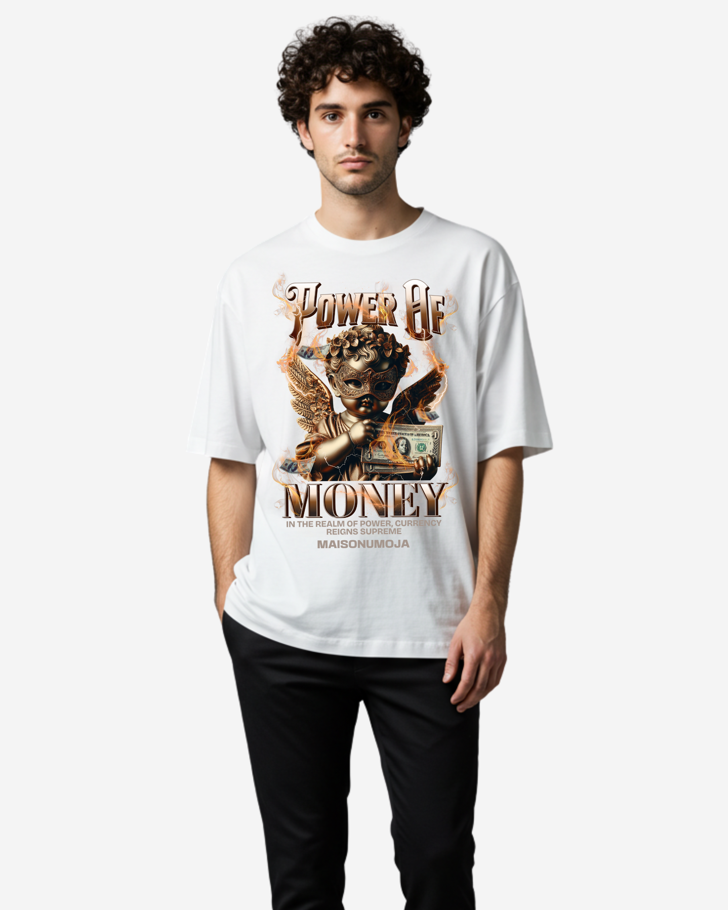 Power Of Money Oversized T-Shirt