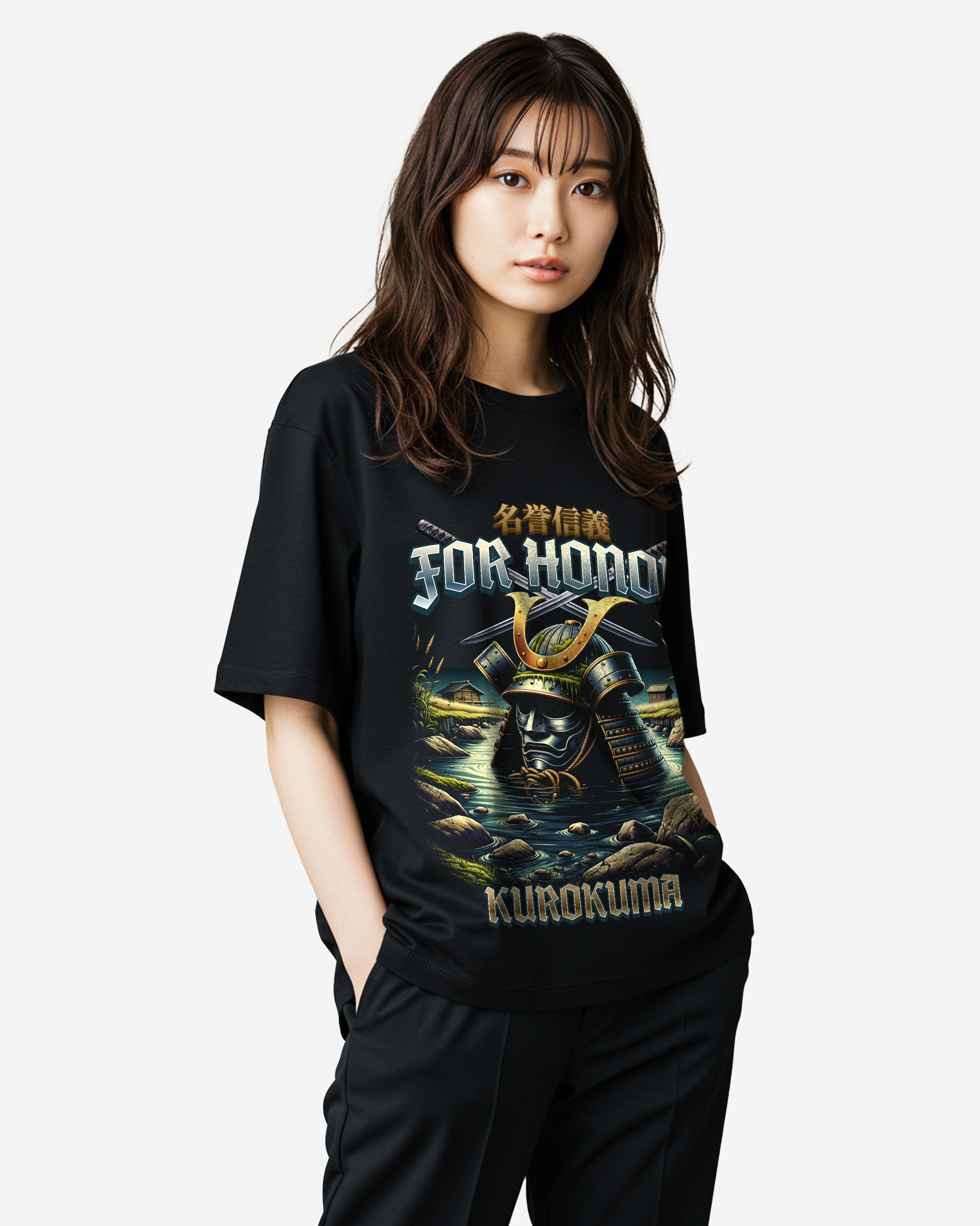Samurai For Honor Oversized T-Shirt