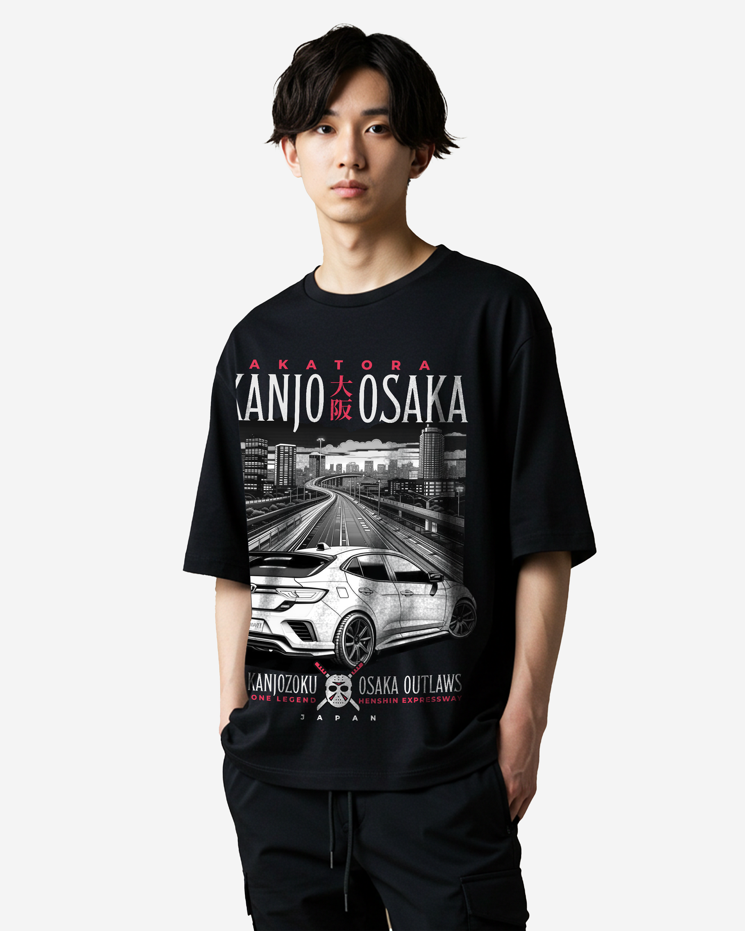 Kanjozoku Street Racers Oversized T-Shirts