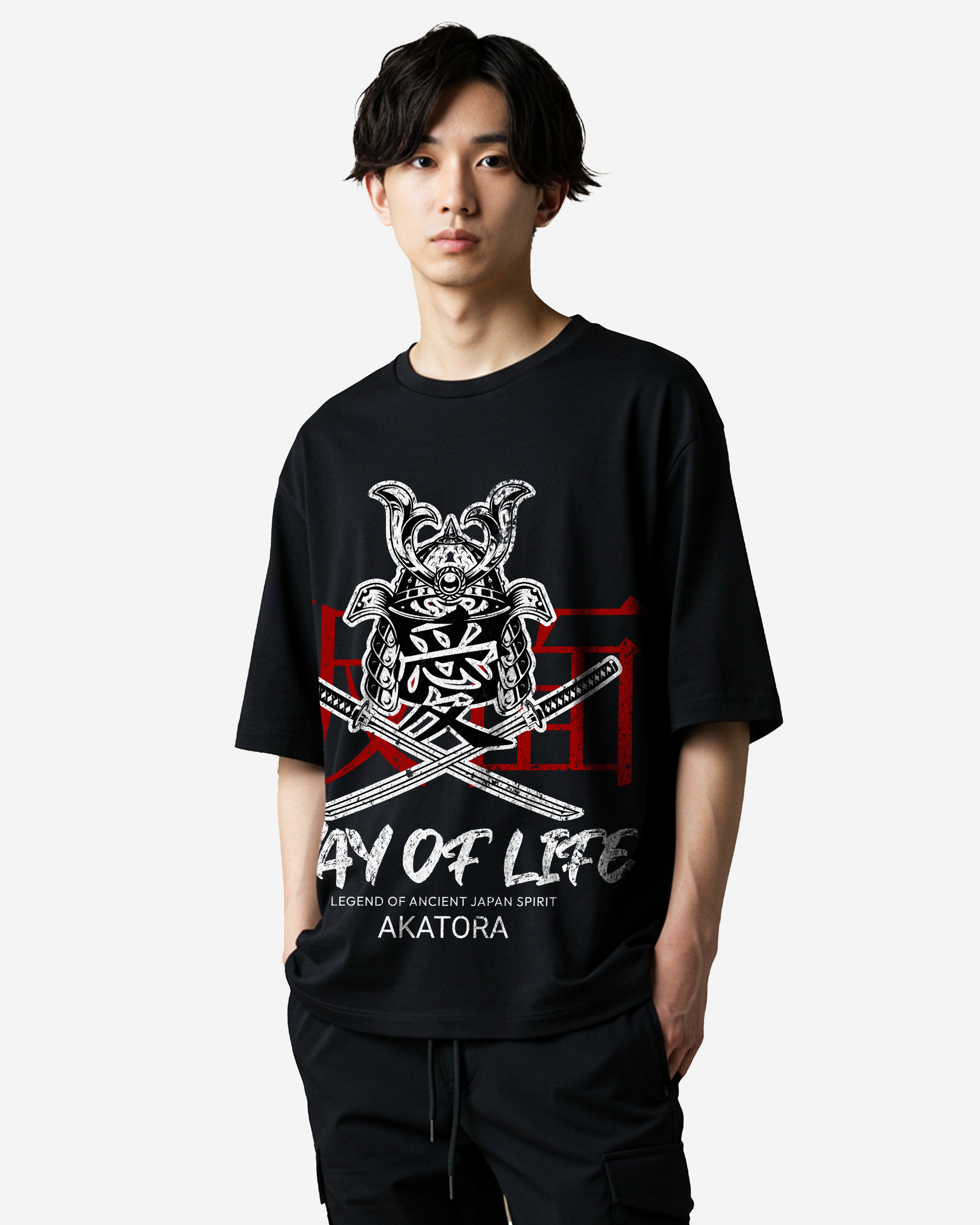 Samurai Oversized T-Shirts