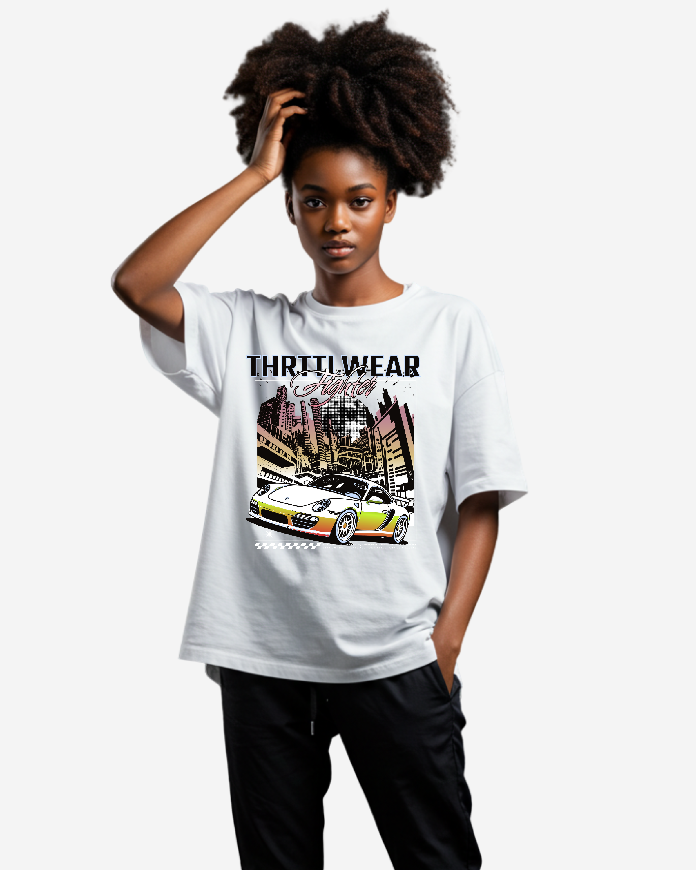 Nascar Street Fighter Oversized T-Shirt